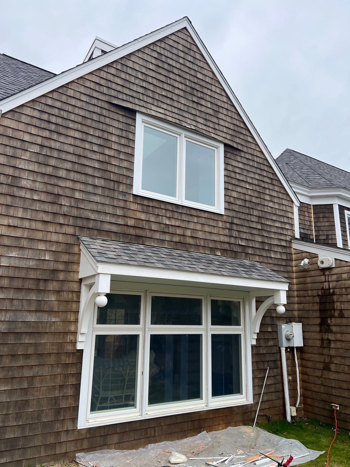 Complete Window Replacement with Clean Exterior Finish by DiGiorgi Roofing and Siding Inc