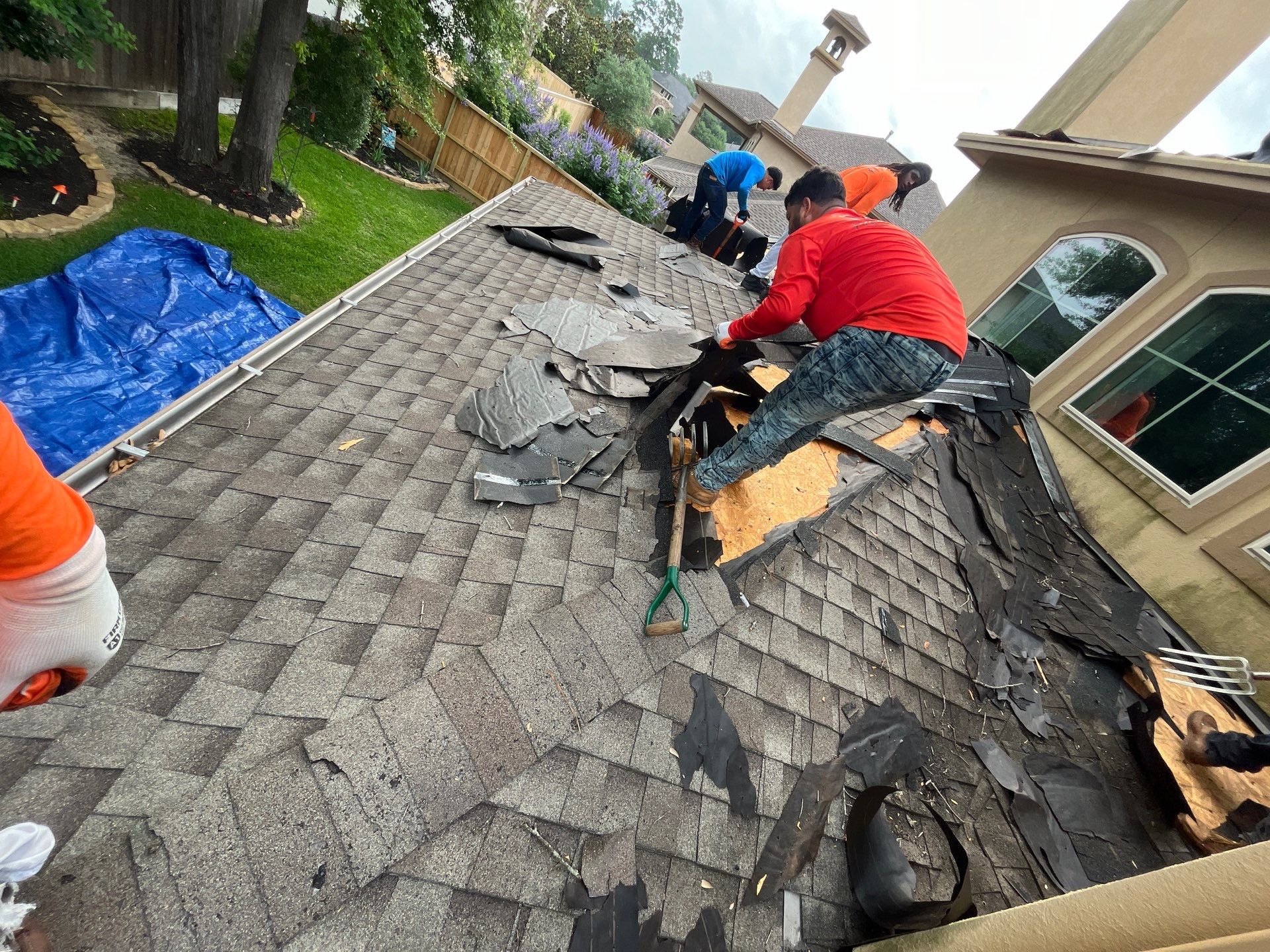 Residential Roofing Installation using Owen's Corning Duration (Lifetime) Shingles by Roof Repair Company