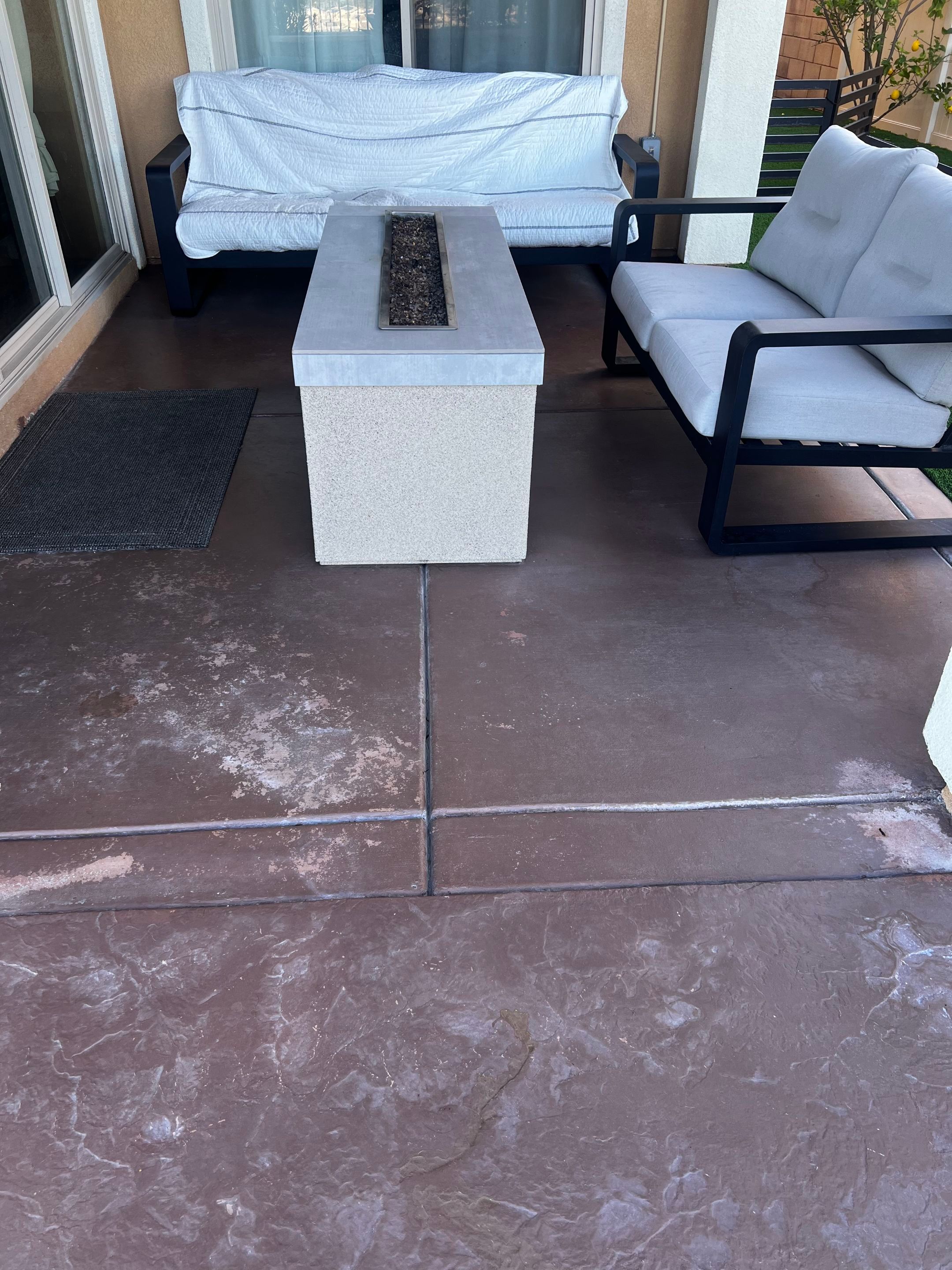 Sandblasting Paint Off Concrete & Sealing in Lake Elsinore, CA by La Power Washing Inc