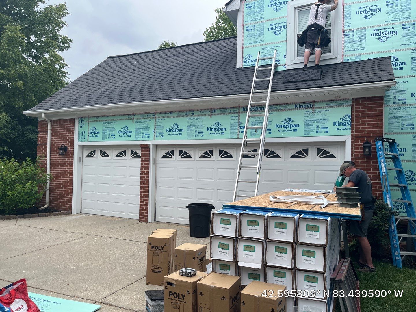 Siding Replacement using Ascend by 180 Contractors