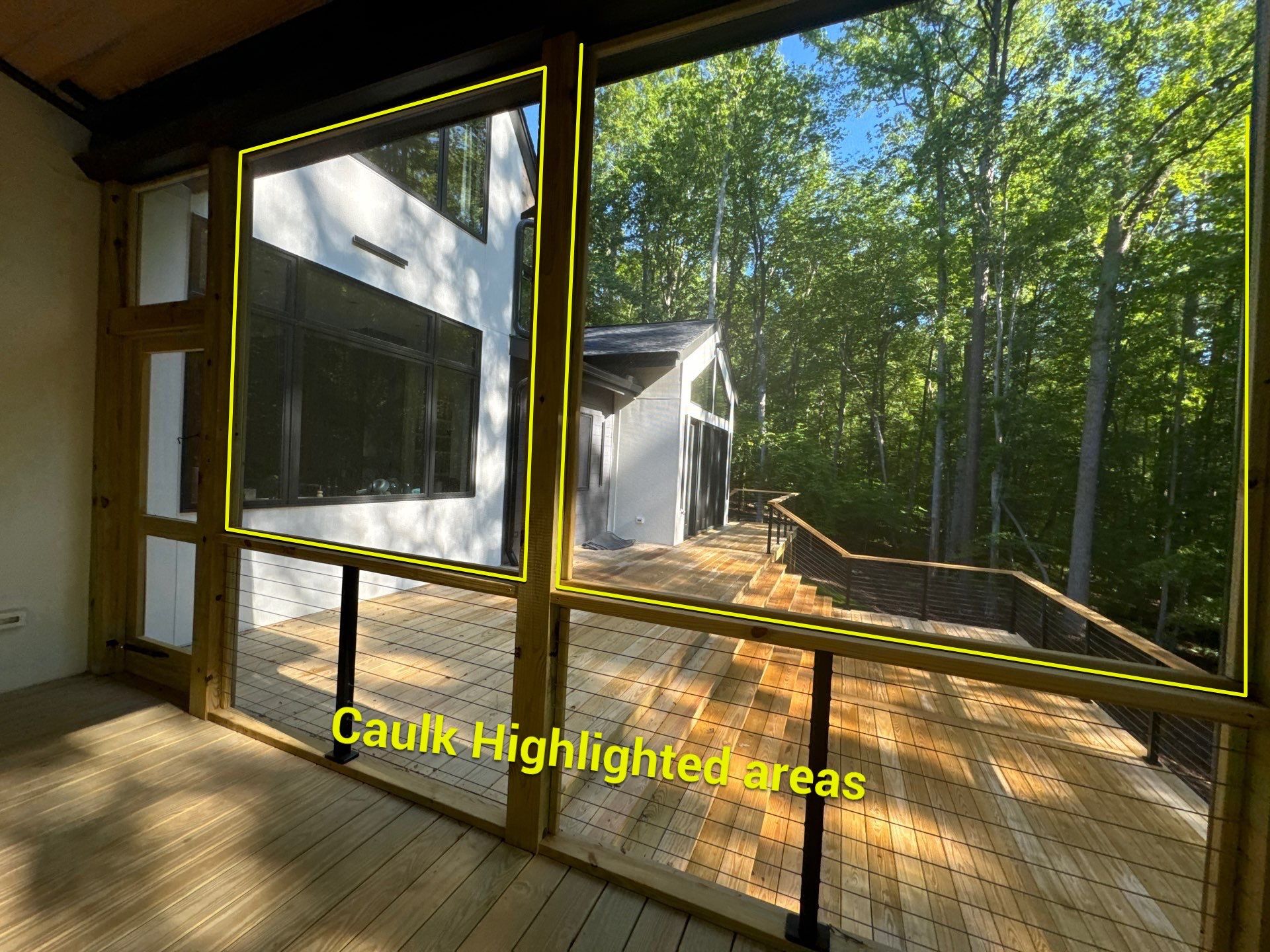 Porch and Deck staining  by GonzalezPainters & Contractors Inc 