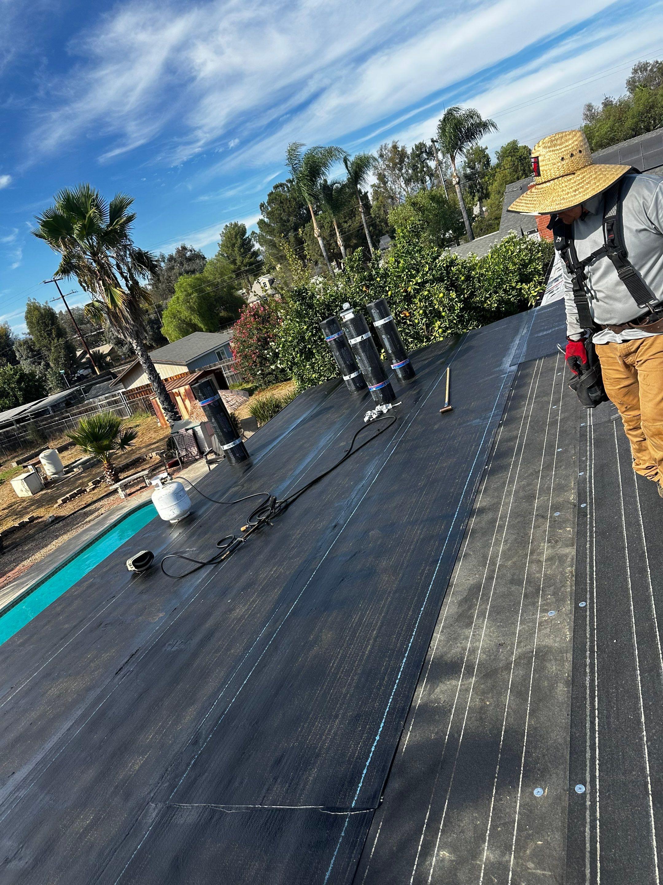 GAF Timberline Asphalt Shingle Roof Replacement in Ramona by Reliable Roofing San Diego Inc.