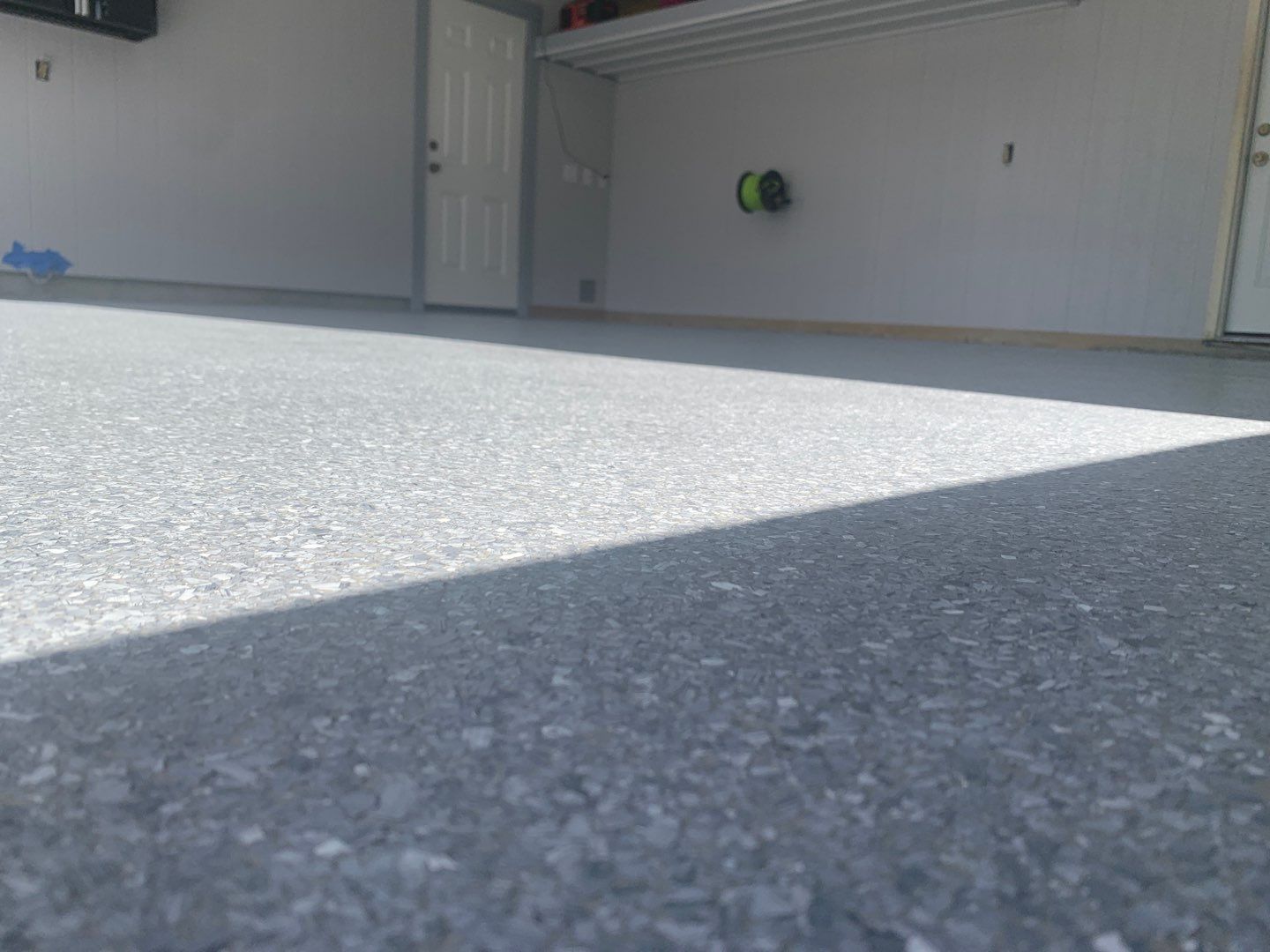 Garage Floor using Granite by Your1DayFloor.com