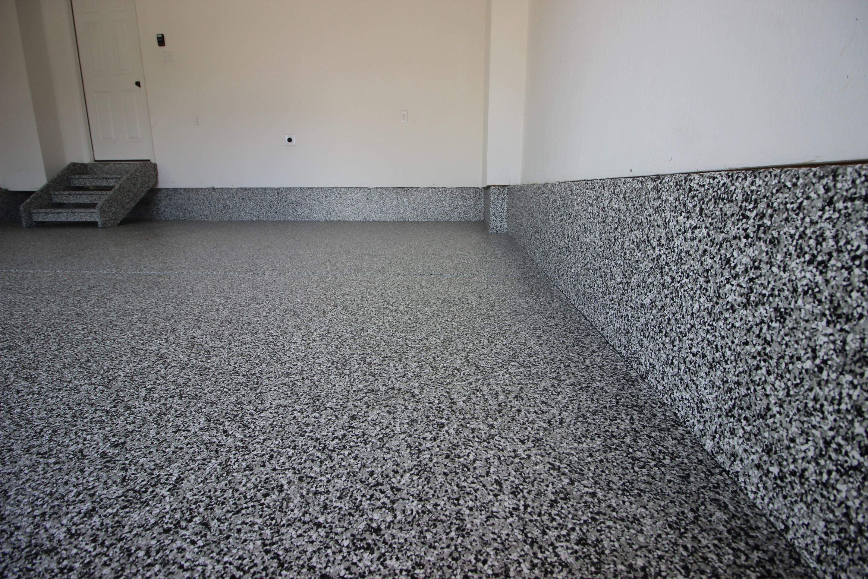 Garage Floor using Domino by Your1DayFloor.com