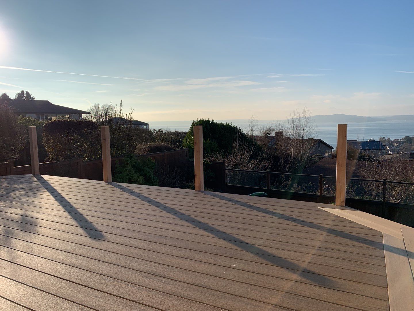 Alki Point - Glass & Azek by Alki deck builders 