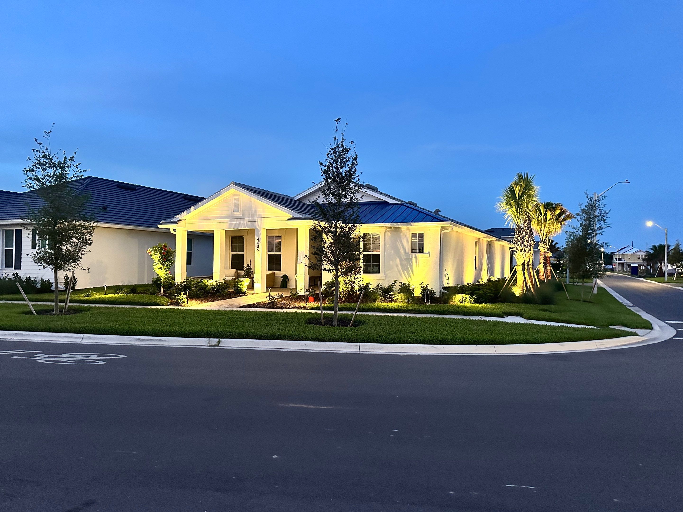 Architectural and Landscape Lighting Installation in Bradenton, Florida by Illuminate Landscape Designs