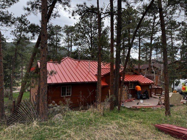 Residential Roofing Installation using Standing Seam Metal by Blue Peaks Roofing LLC 