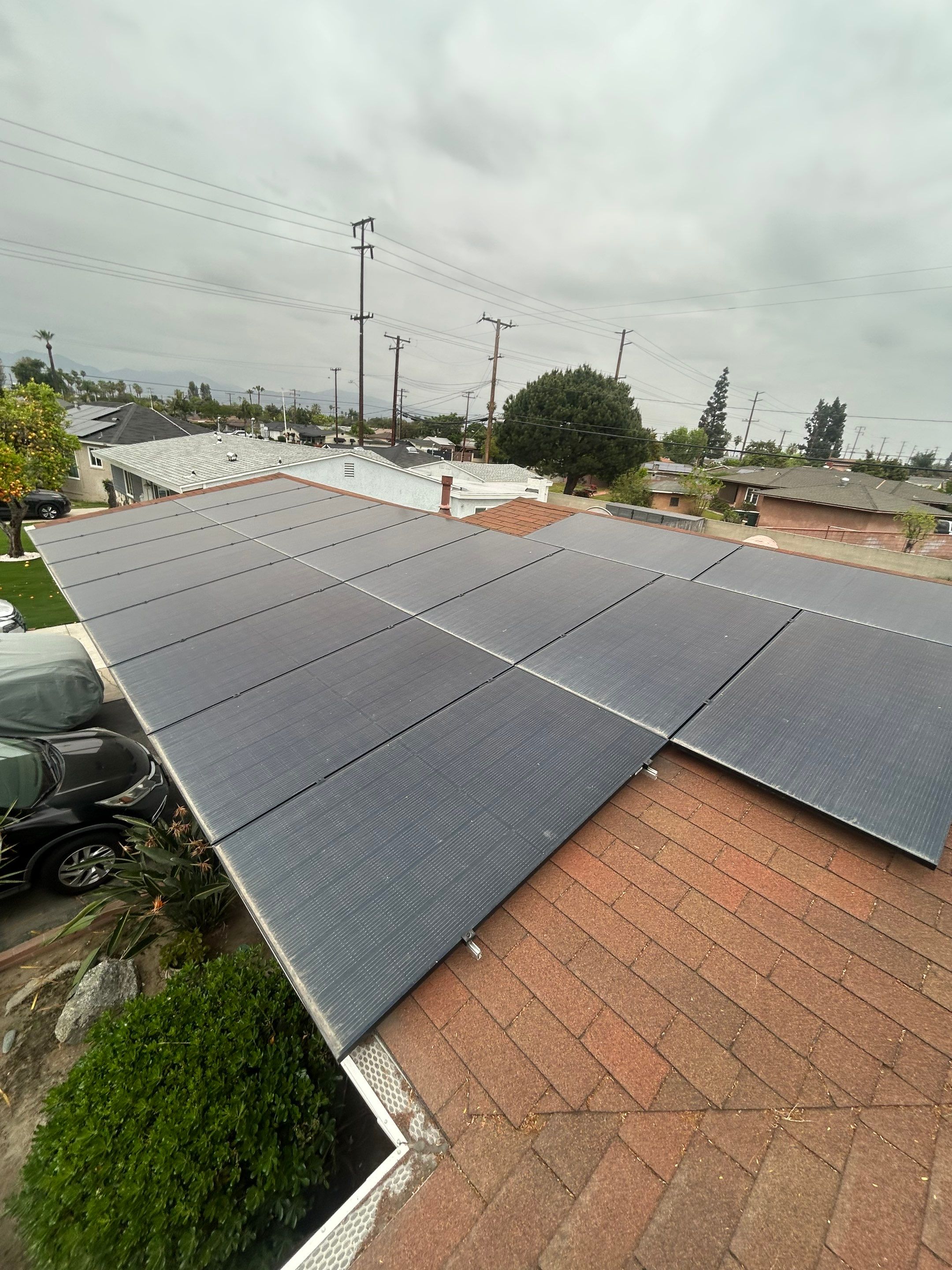 Solar Panel Cleaning in Covina Ca by Palm Coast Solar Cleaning