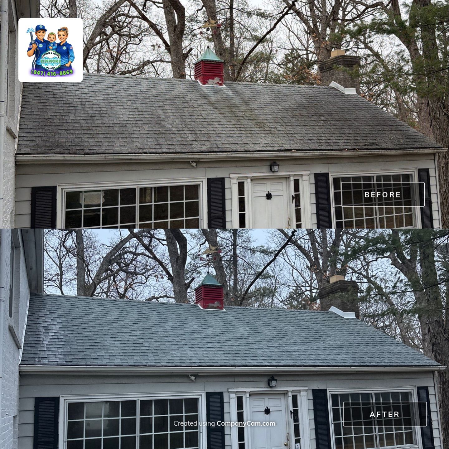 Project in Mundelein by Simmons Power & Soft Washing