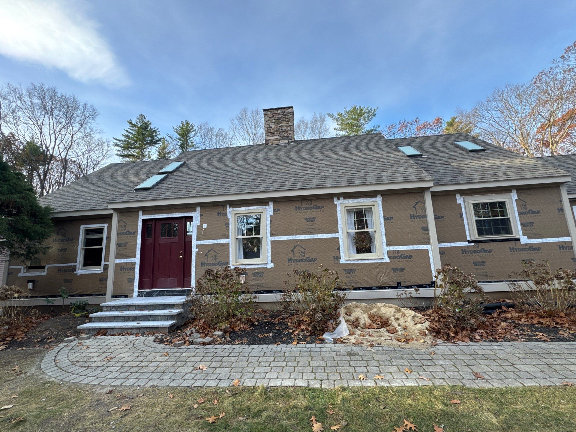 Complete House & Barn Roof with 13 Skylight Reflashing + EPDM Repairs by Mighty Dog Roofing of Greater Middlesex County