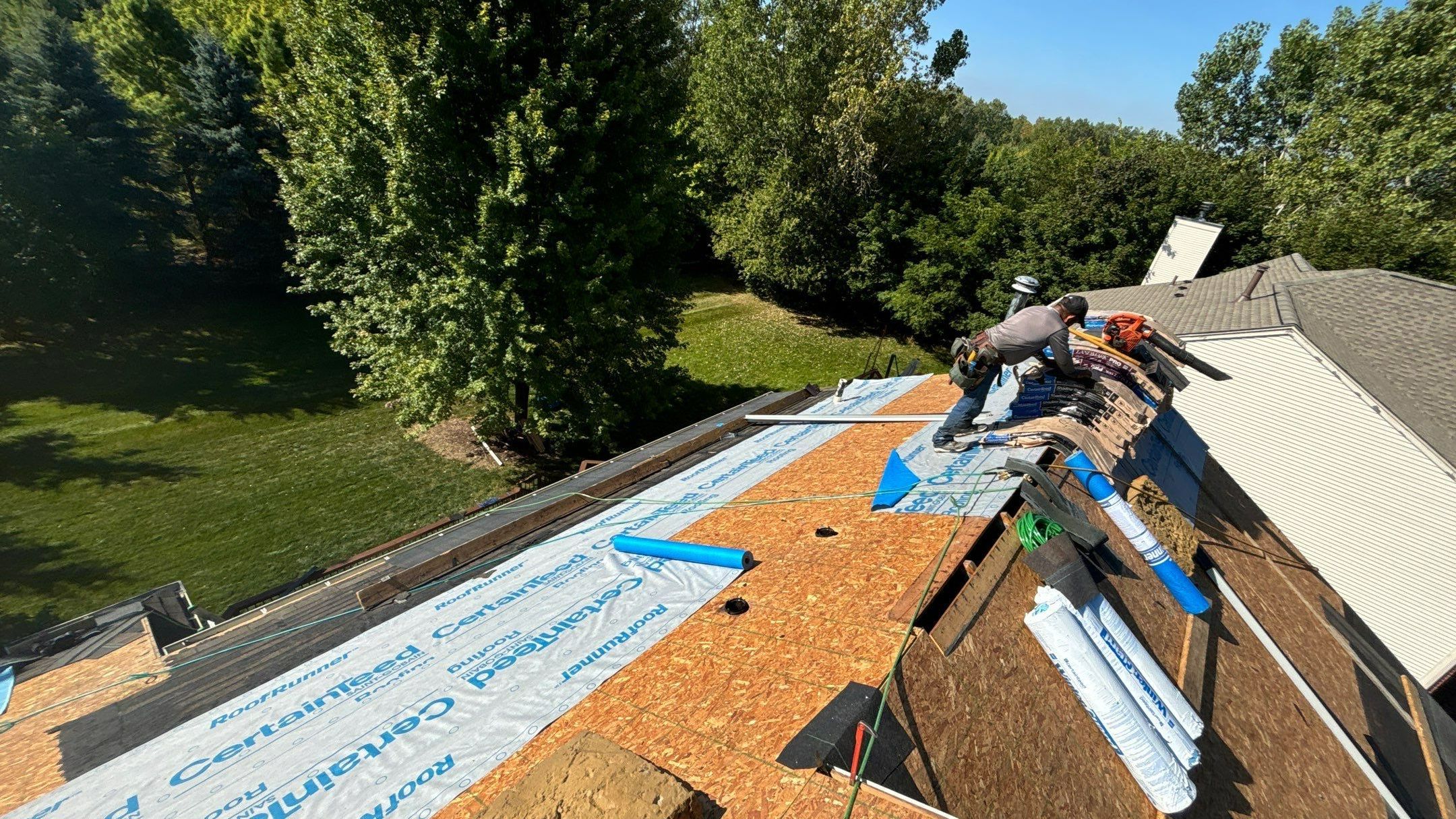 Roof Replacement using CertainTeed Landmark Pro by 180 Contractors