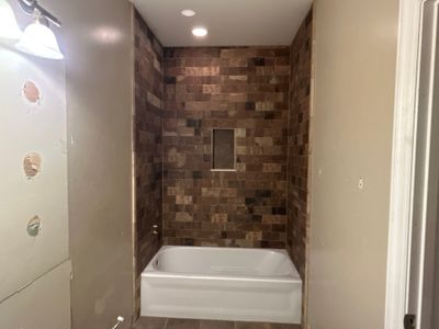 Tub Surround and Bathroom Floor