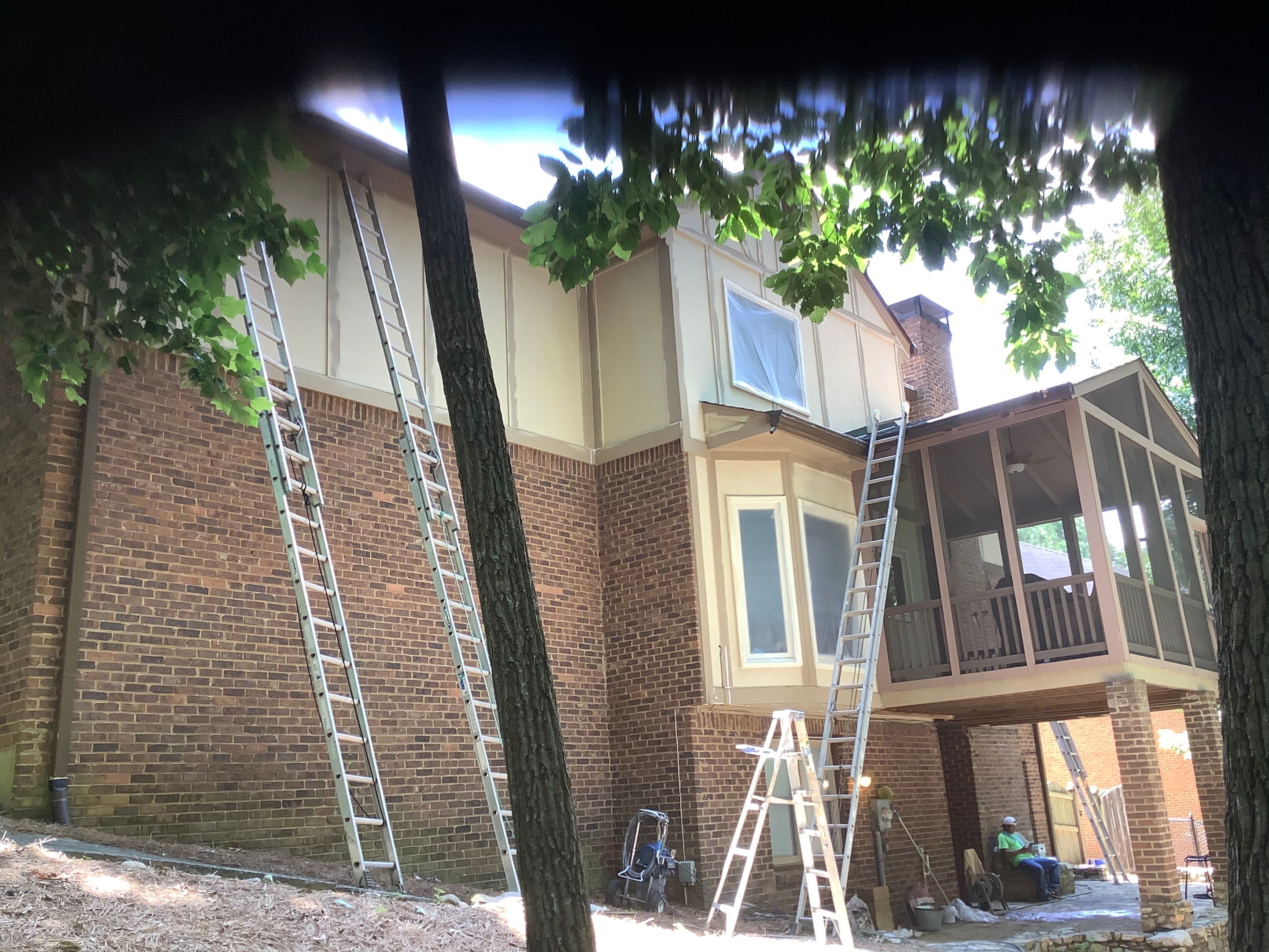 Complete Exterior Painting and Trim Refresh for Roswell Tudor Home by Swift Home Renovations