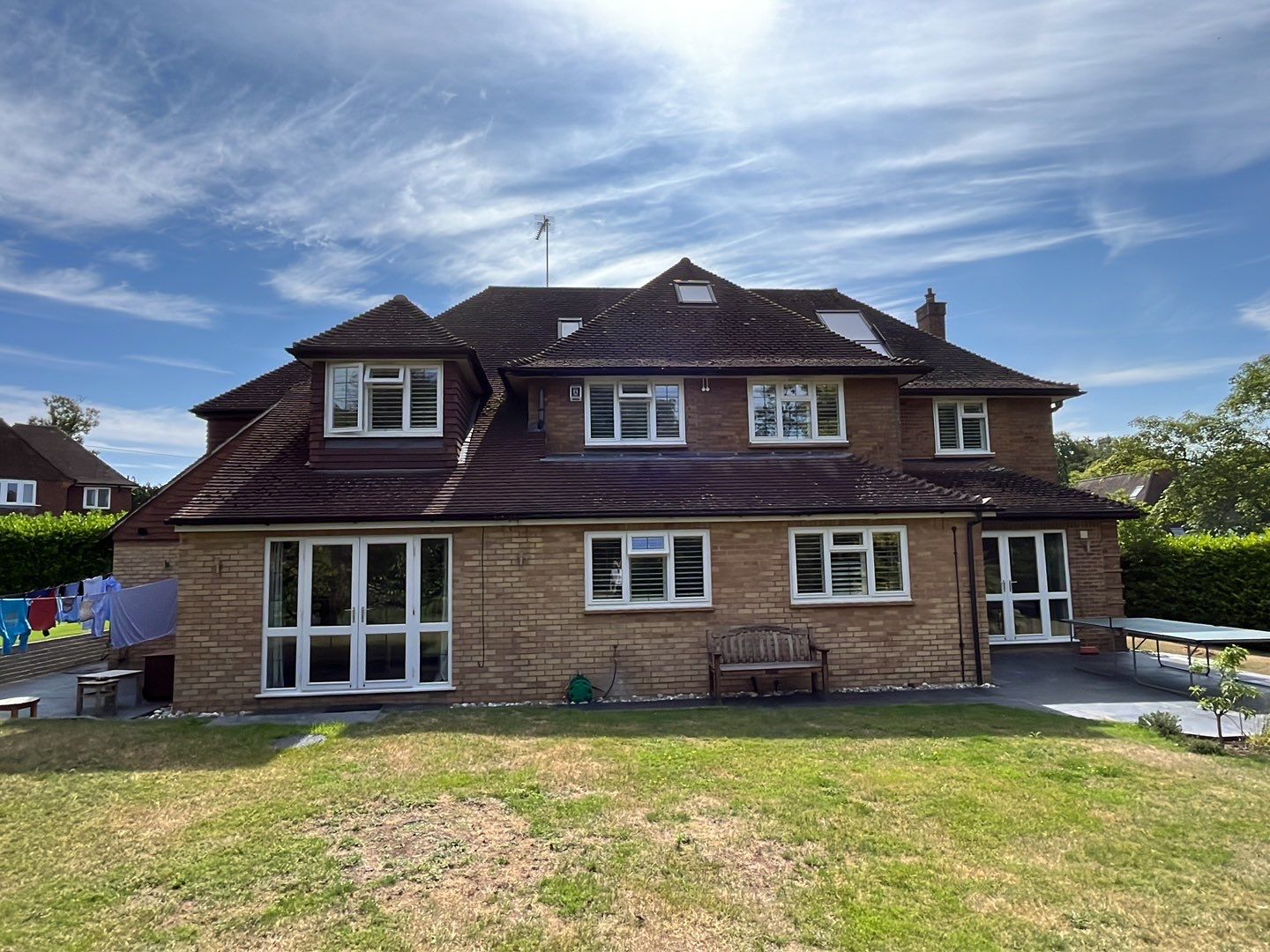 Exterior Clean - Roof - Patio - Driveway using Honda 15lpm Low Pressure Washing Machine by Ges Exterior Cleaning ltd