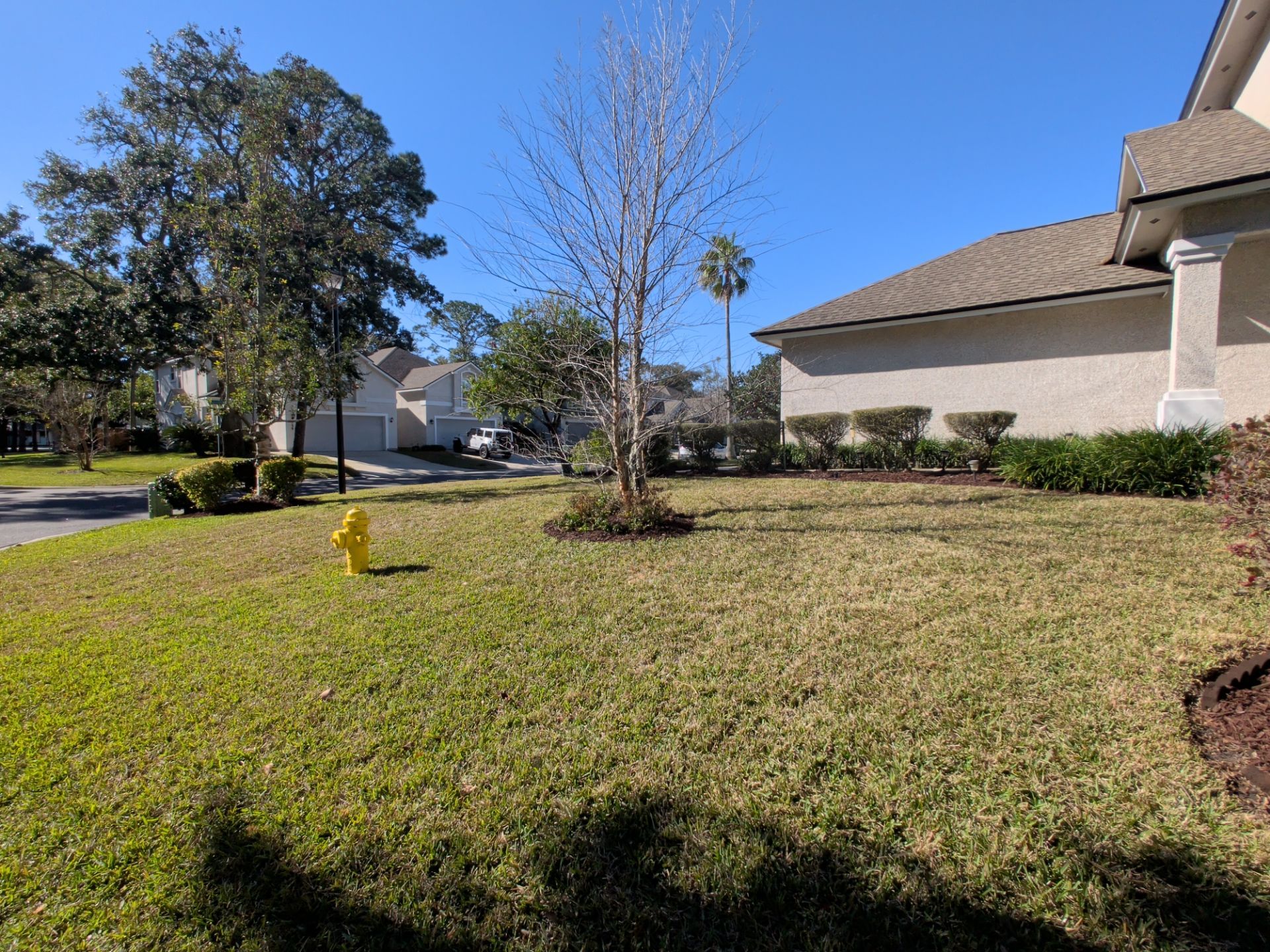 Flower Bed Cleanup & Mulch Preparation — Jacksonville Beach by Harmoni Home Services