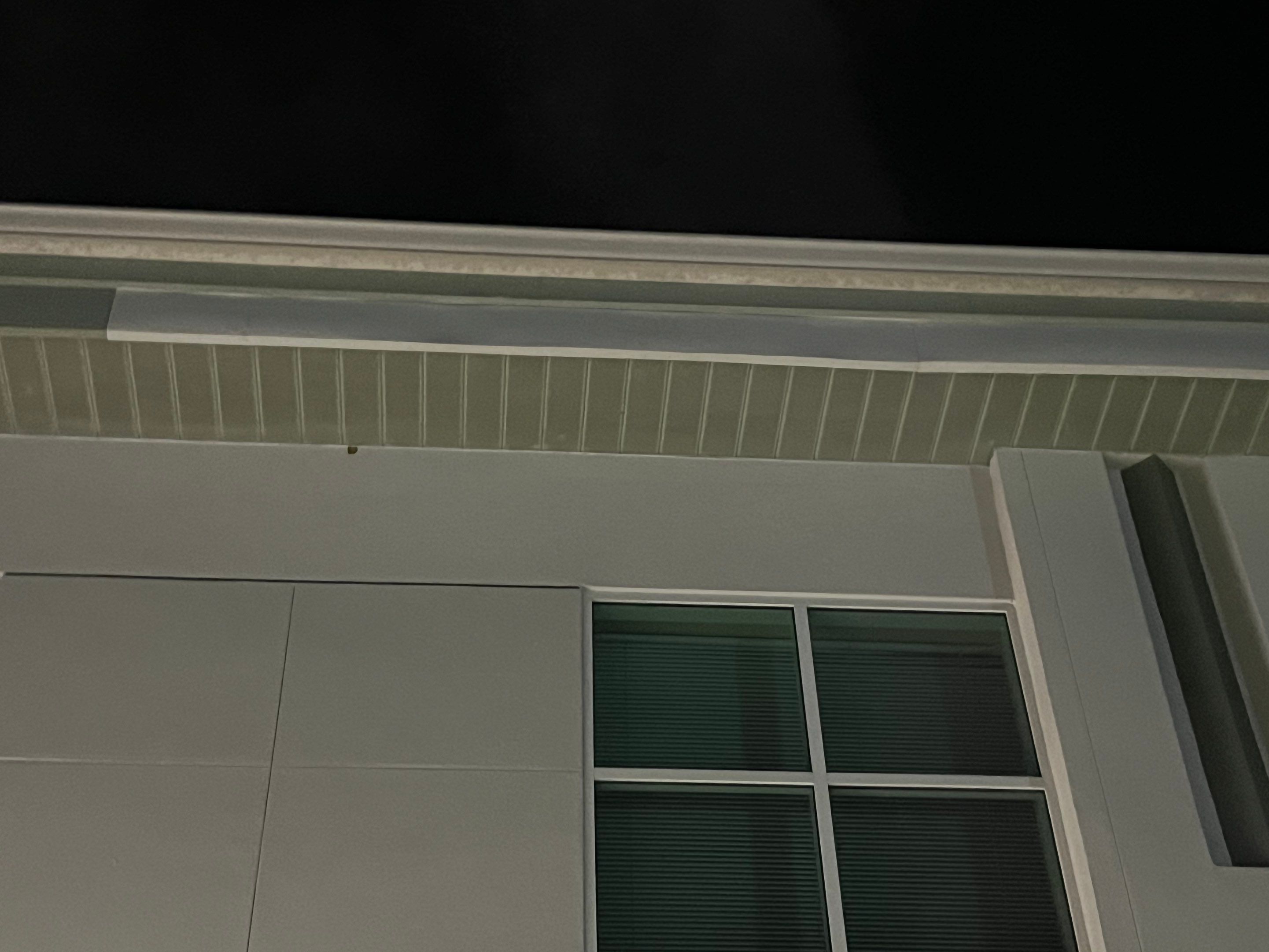 White Soffit and Fascia Repair Project in Sarasota FL by Gutter Professors