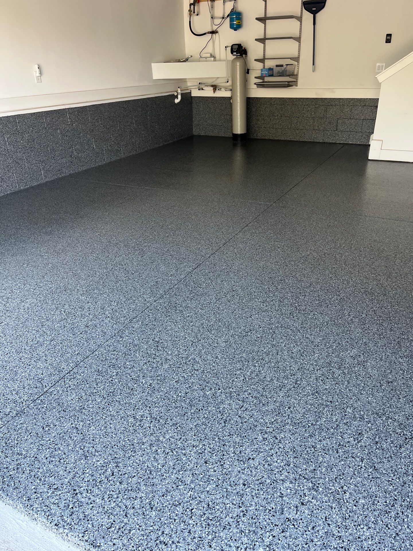 Garage Floor Coating using Nightfall by My Garage Floor Guys