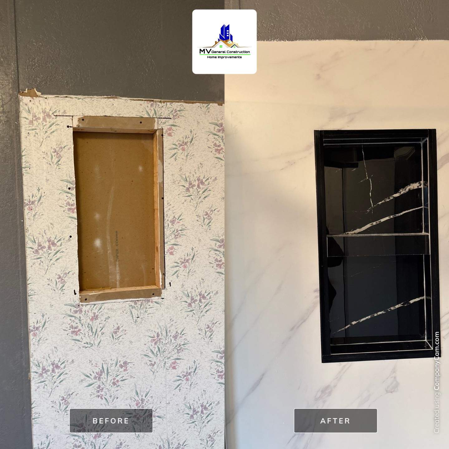 23567 - Shower Remodel by MV General Construction, LLC