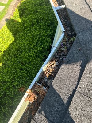 Turtle Shell gutter protection installation in Naperville, IL 60565, photograph 8