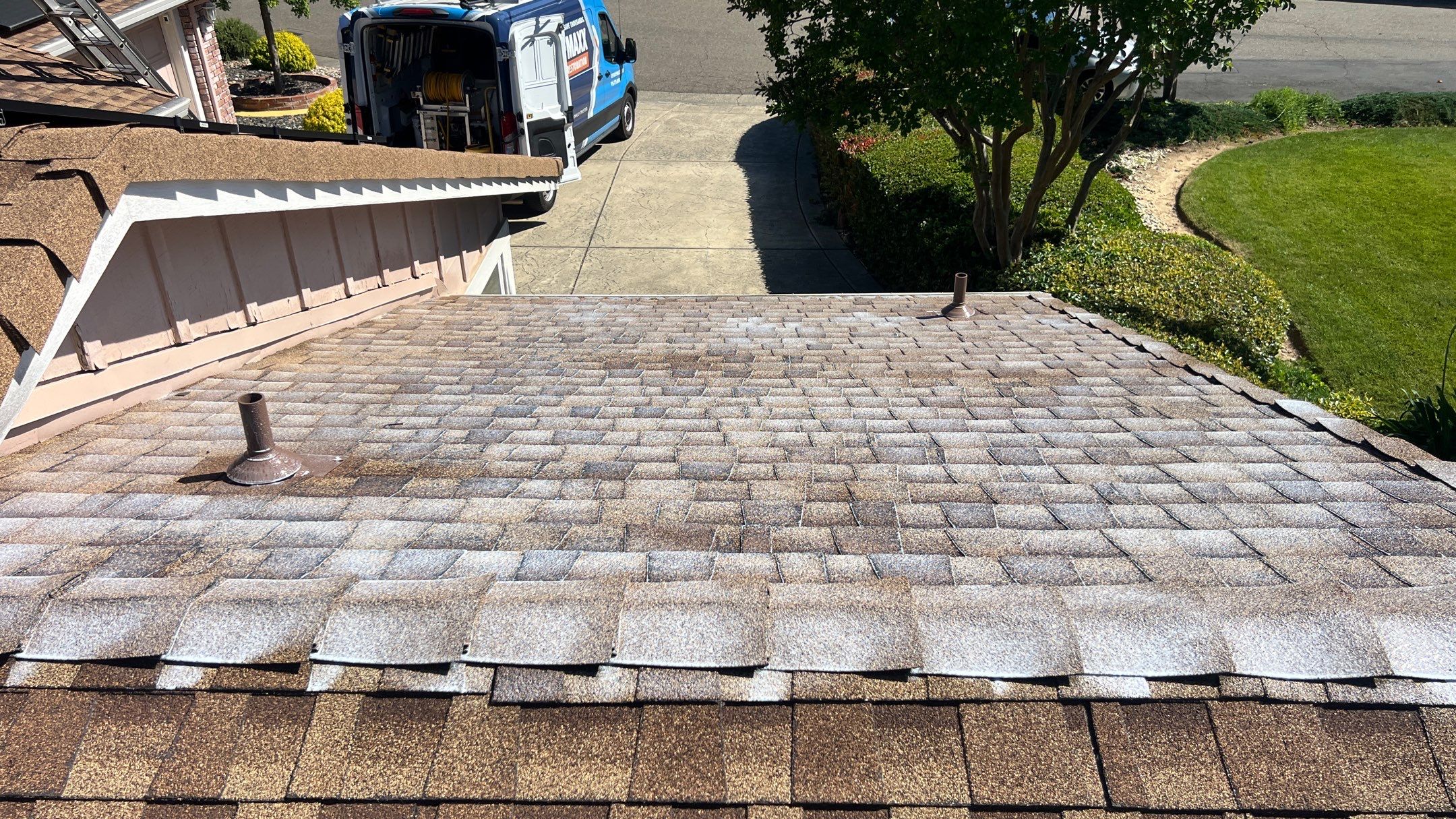 Roof Rejuvenation using Roof Maxx Treatment by Roof Maxx of Folsom