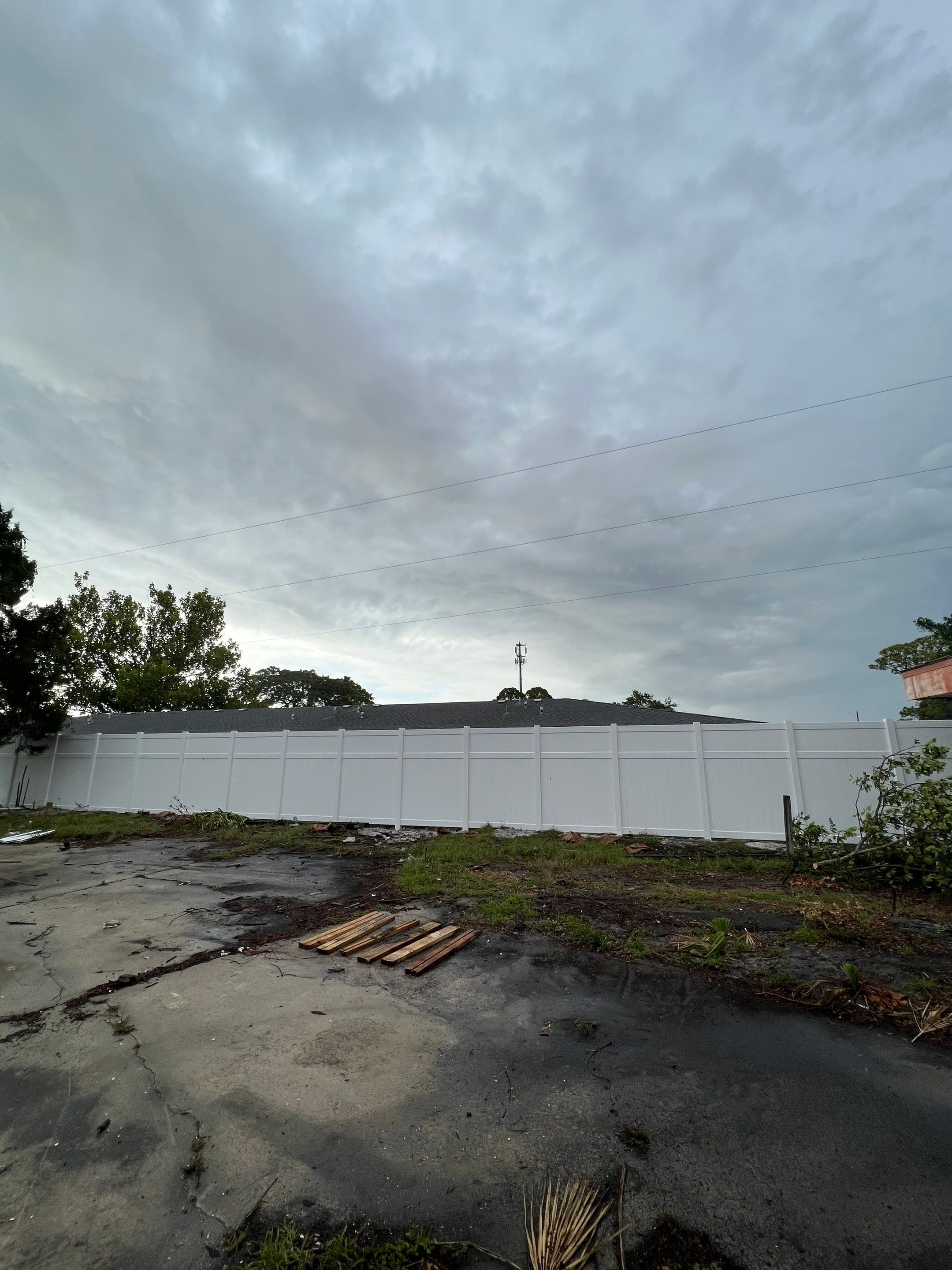 Bradenton, FL 6ft. Tall White Vinyl Privacy Fence  by Asap fence and gates, LLC