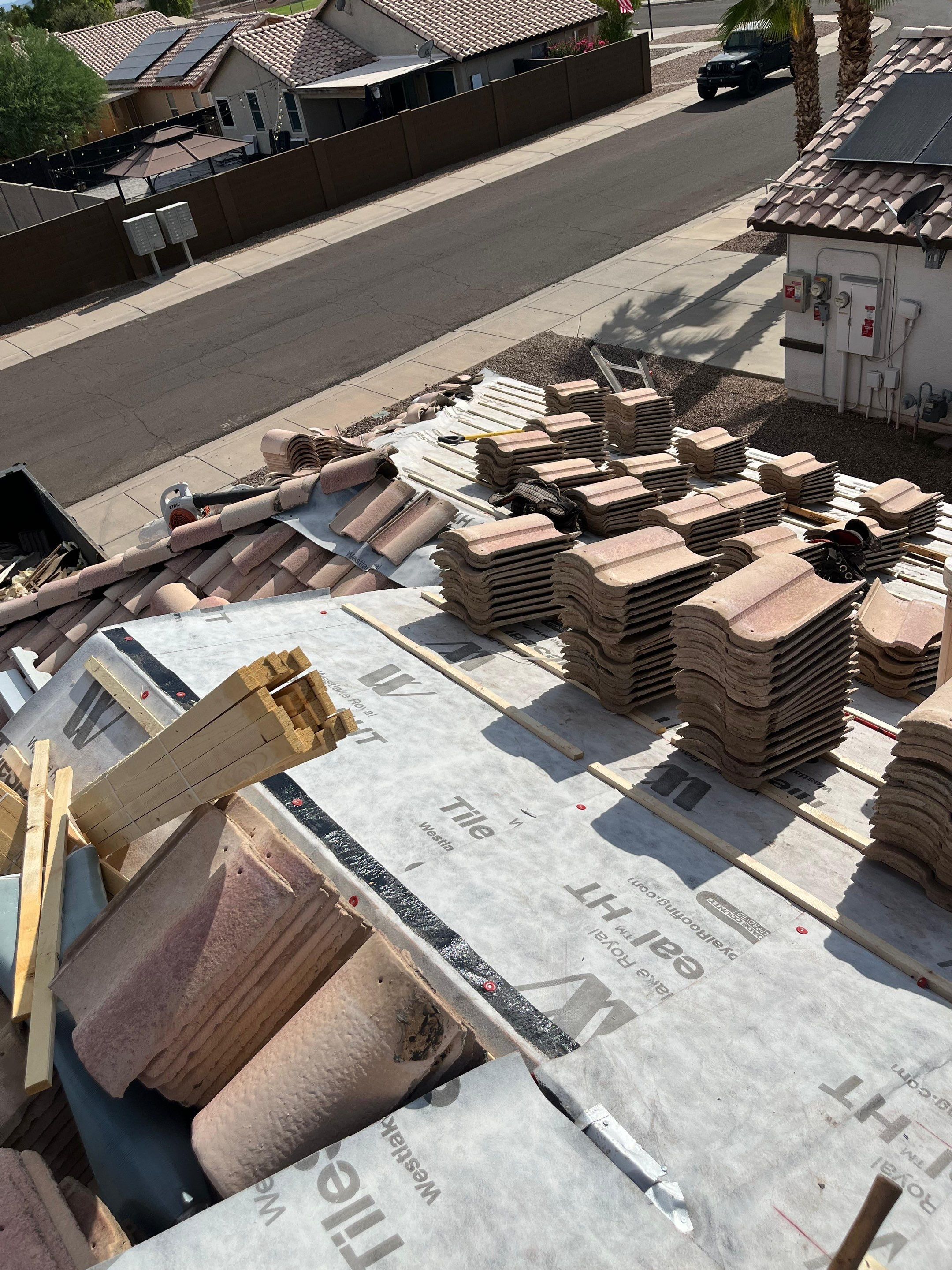 Project in Goodyear, AZ by Saint Roofing