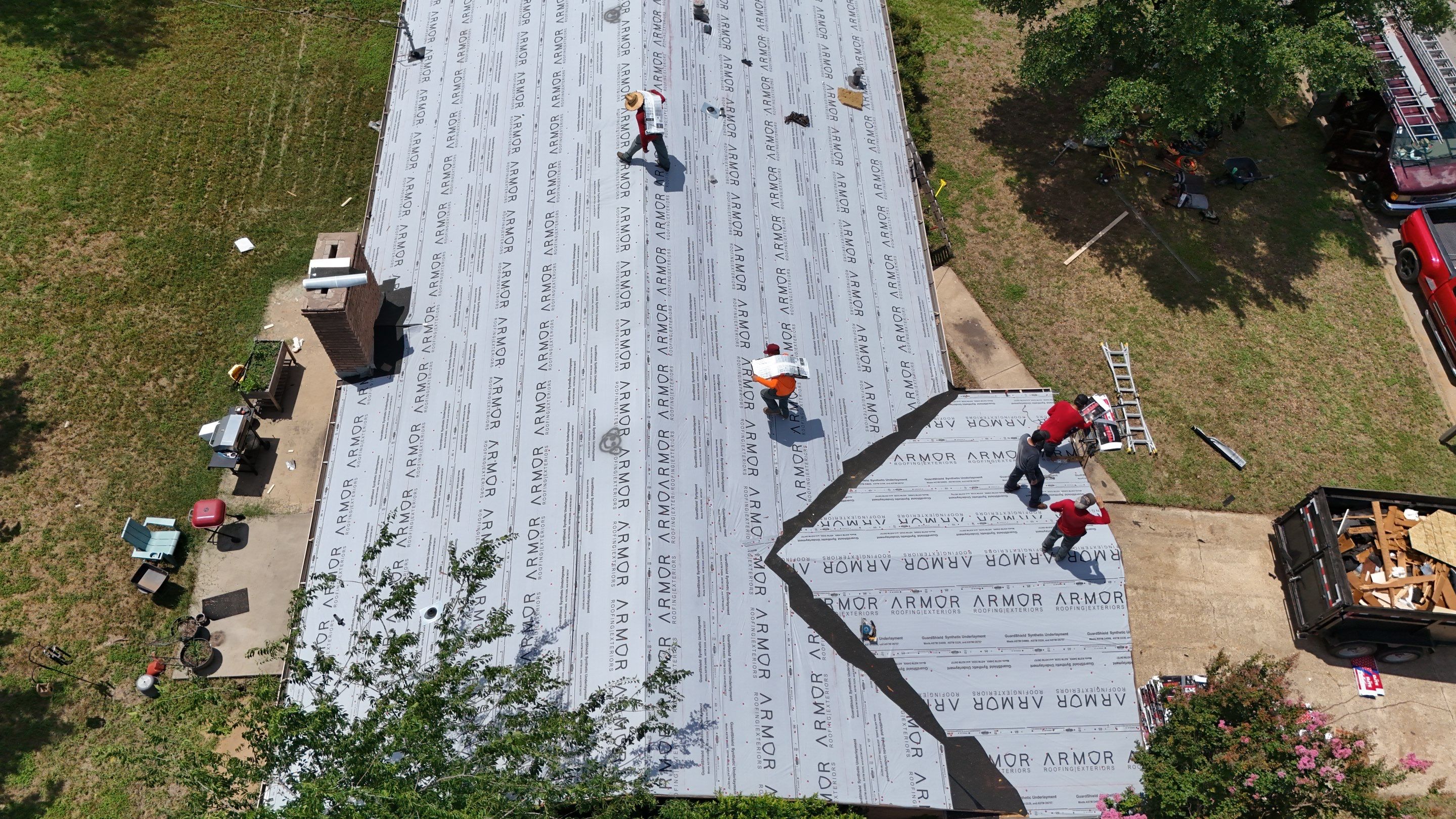 Full Roof Replacement and Decking Repair in Hurst, Texas by Armor Roofing | Exteriors