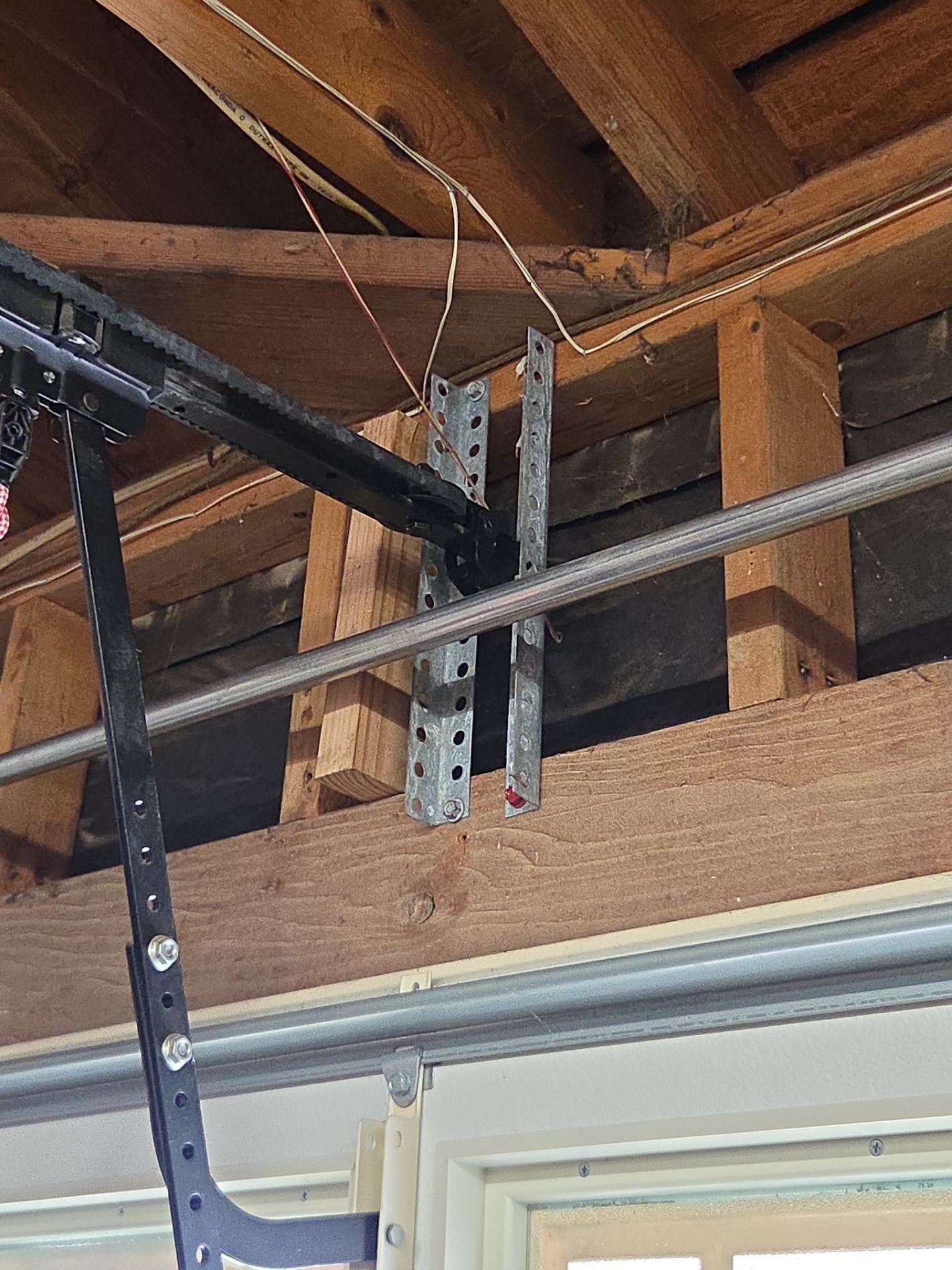 Single spring replacement and track reset and alignment in Danville, CA by Valiant Garage Door