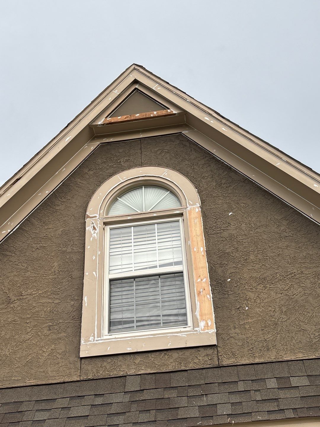 Exterior Painting and Wood Rot Repair for Overland Park Residence by Cougar Painting