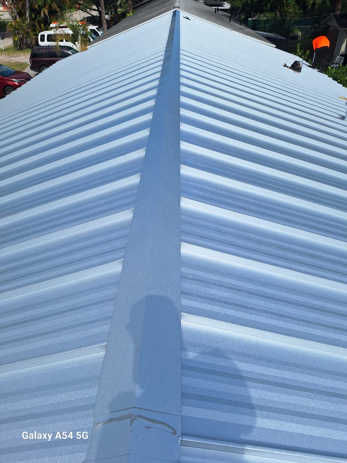 24ga 1" Nail-Strip Charcoal Gray  by Total Roofing System The Metal Roof Experts