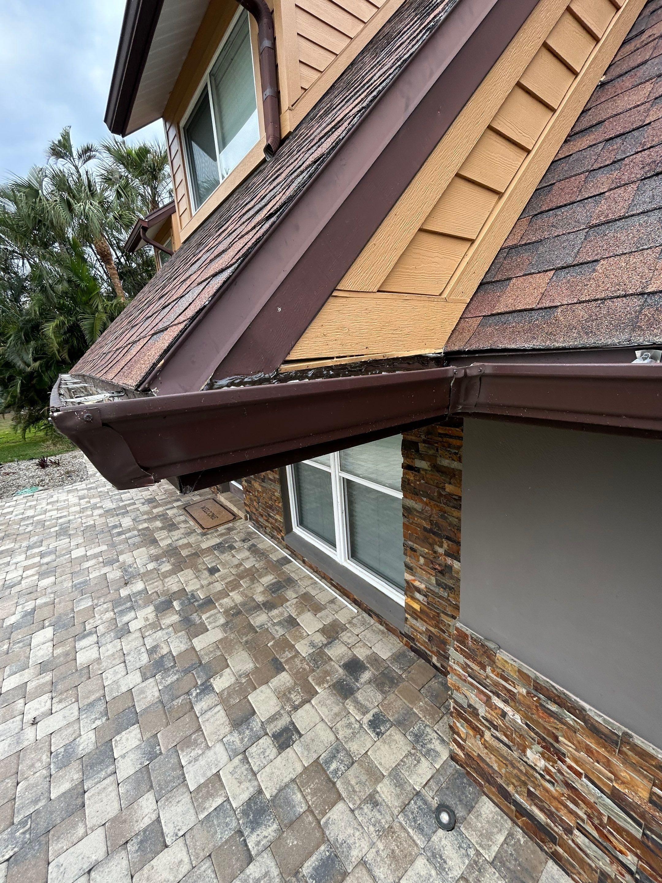 Custom Color Gutters Installed in Fort Myers FL by Gutter Professors
