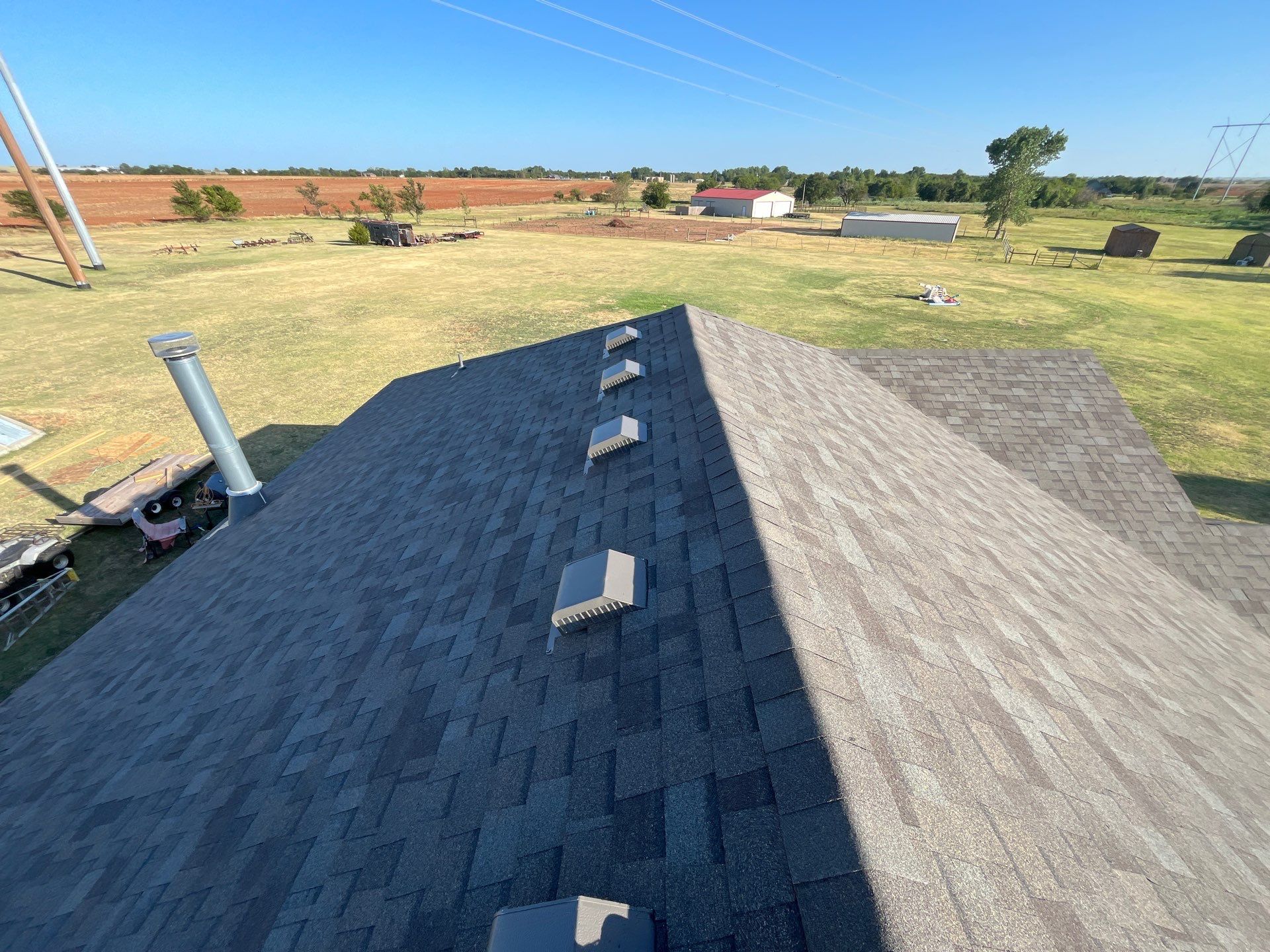 Residential Shingle Roof Replacement and Workshop Roofing in El Reno by Z Construction & Roofing, LLC