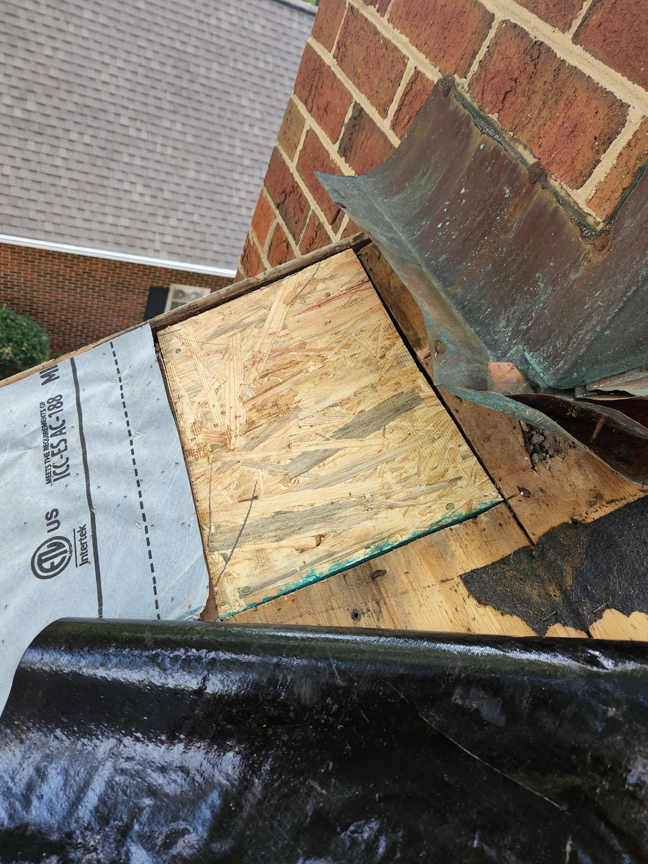 Roof Replacement using Gaf HDZ Charcoal by Just In Time Roofing and Restoration