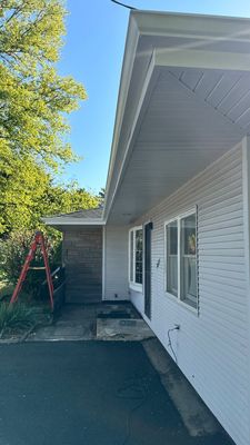 Turtle Shell gutter protection installation in Morris, IL 60450, photograph 47