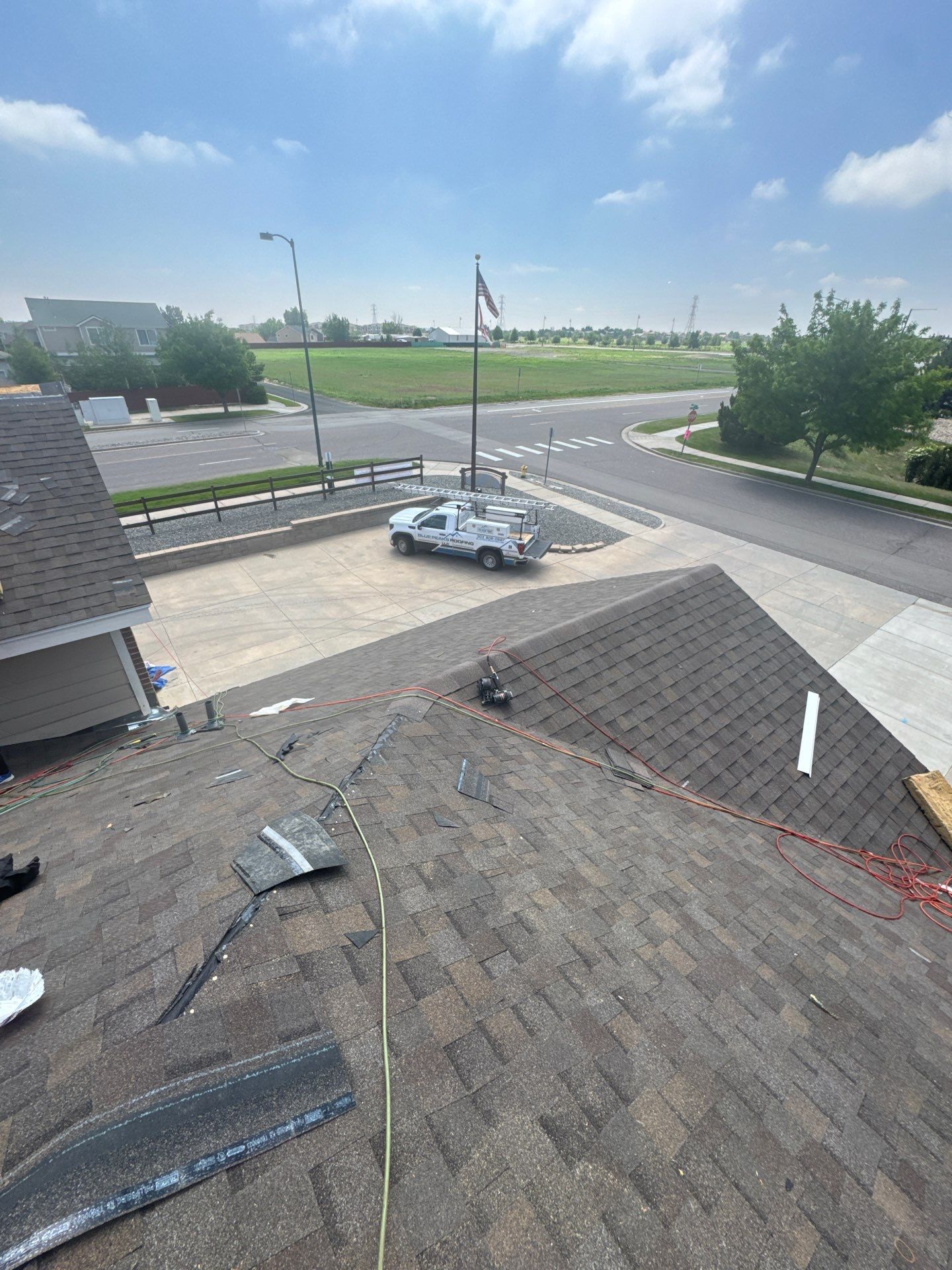 Fire Station Shingle Replacement by Blue Peaks Roofing LLC 