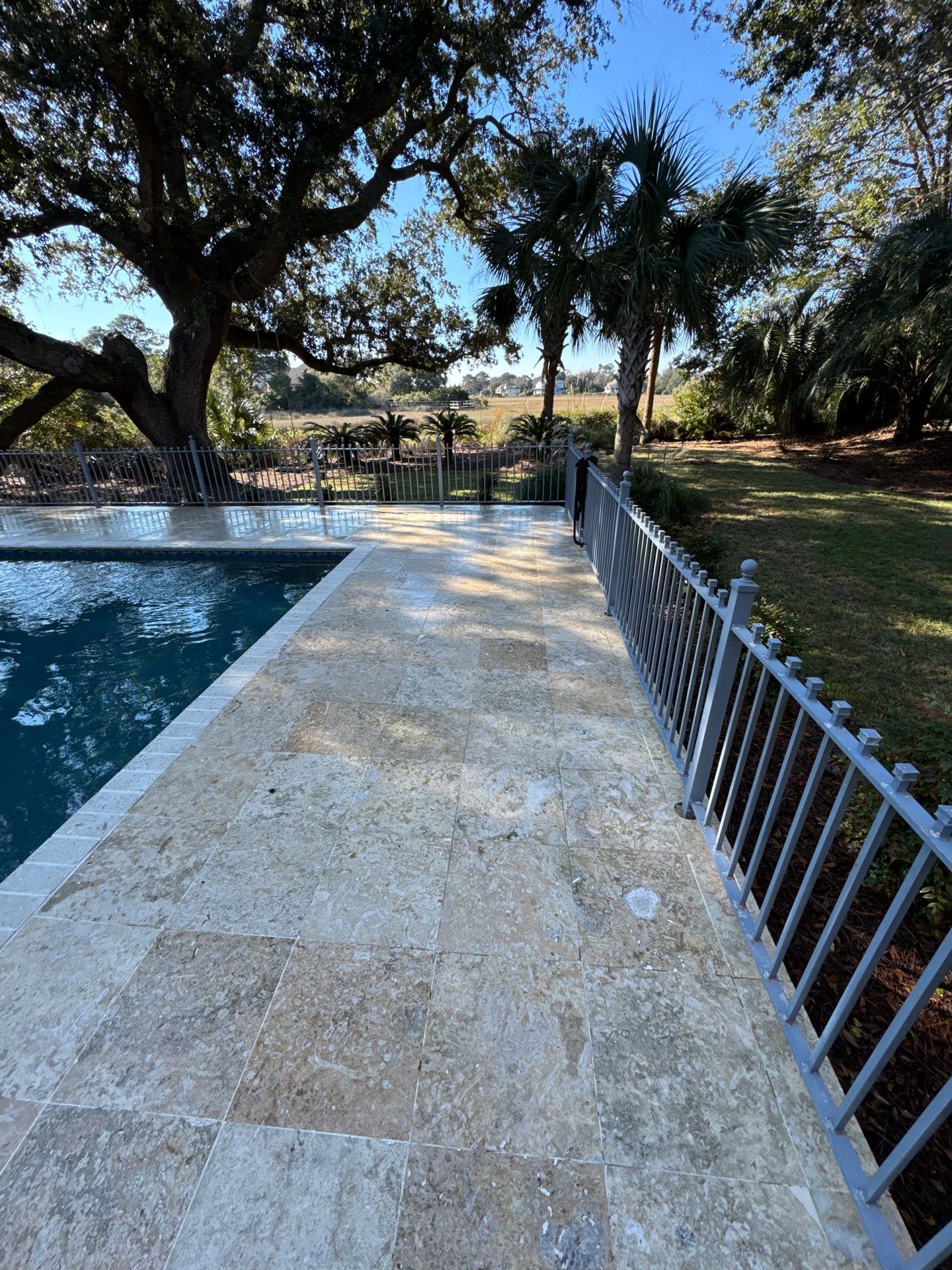 Travertine using Concrete Sealant by DuraSeal
