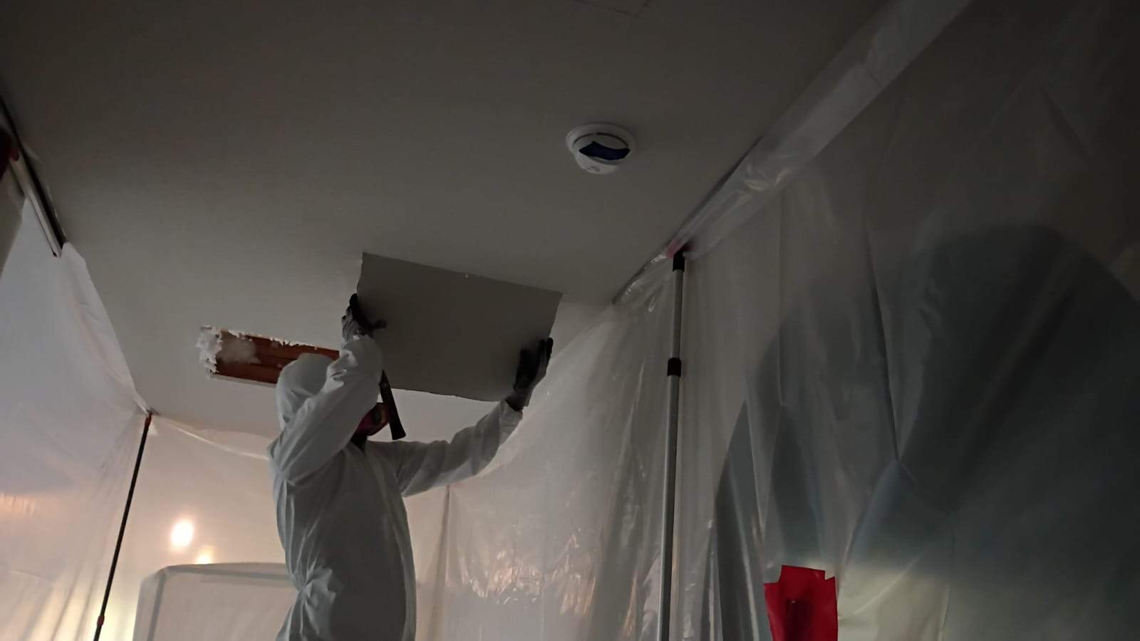 Water Damage Mitigation and Interior Ceiling Restoration in Leander by Caliber Restoration LLC