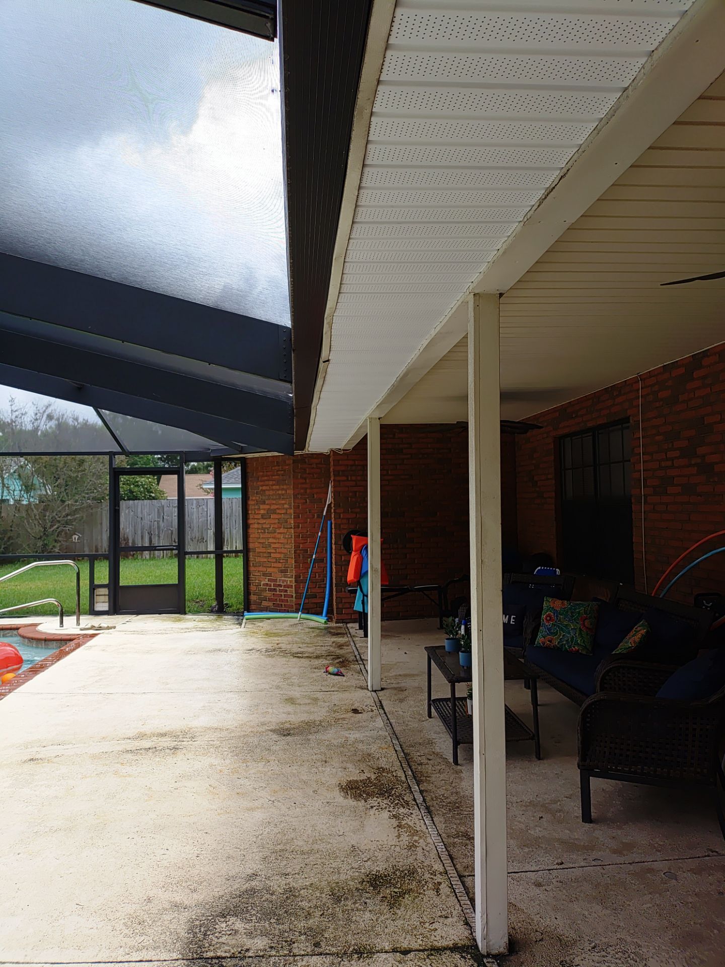 New Soffit, Fascia, and 6 -K Gutter Installation in Panama City FL by Gutter Professors