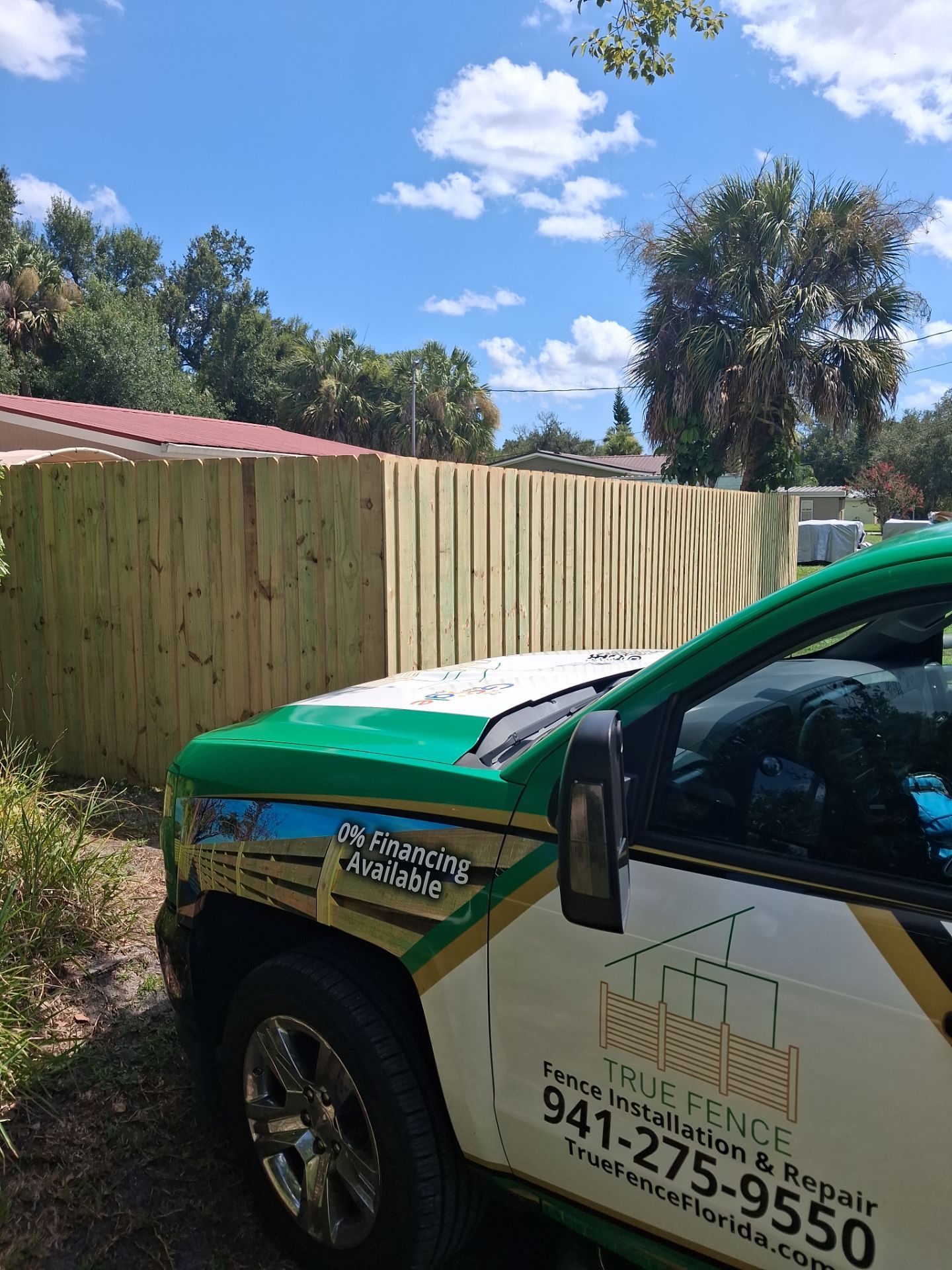Black Vinyl Chain Link Fence Installation in Arcadia Florida by True Fence LLC