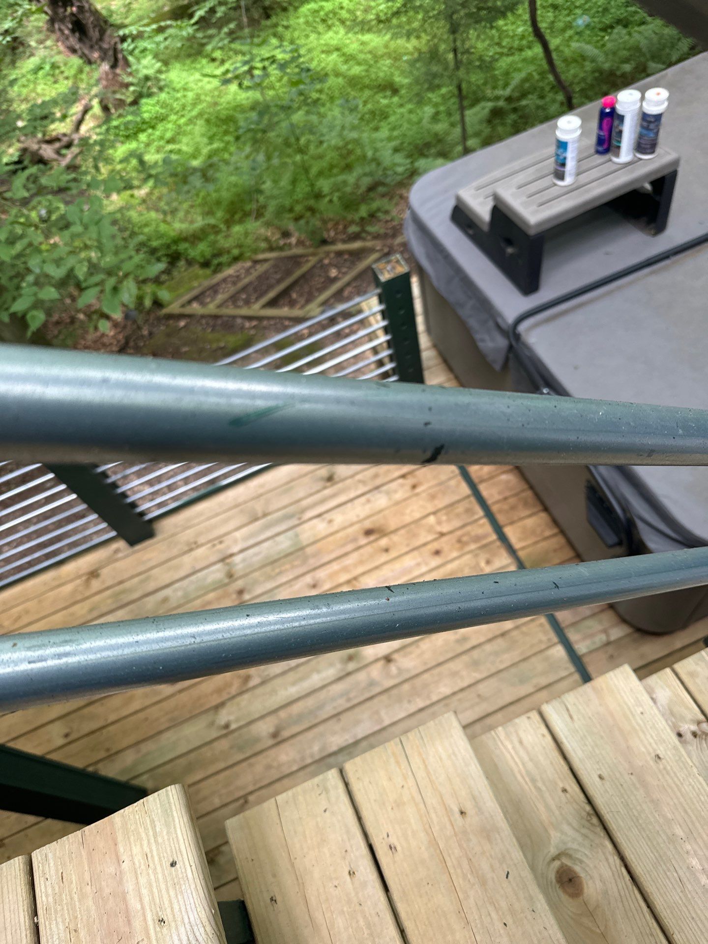 Solid staining decking and stairs. by Gordon Painting