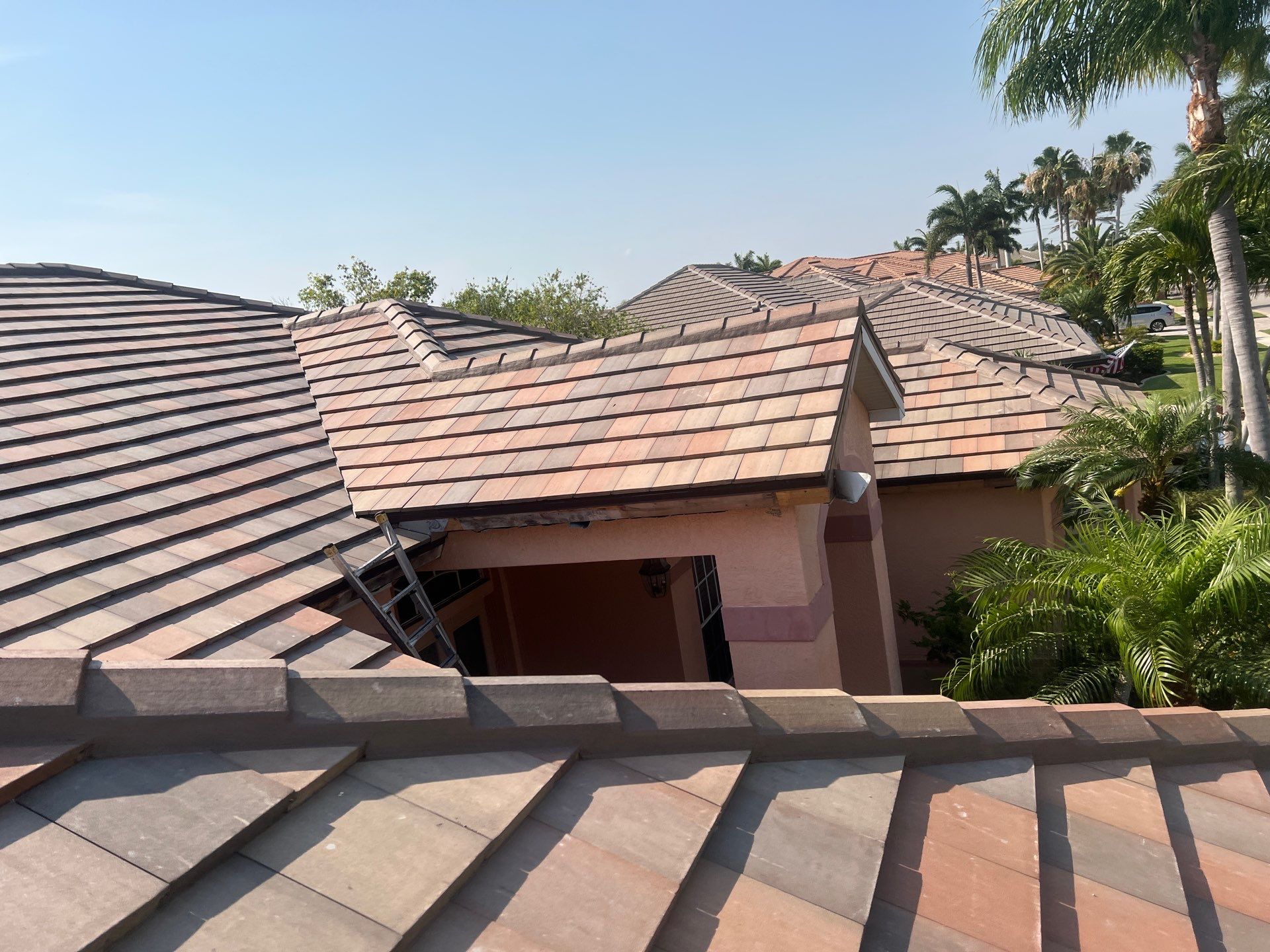 Residential Roofing Installation using Eagle Capistrano Tile in Walnut Creek Blend by Durabilis Roofing INC