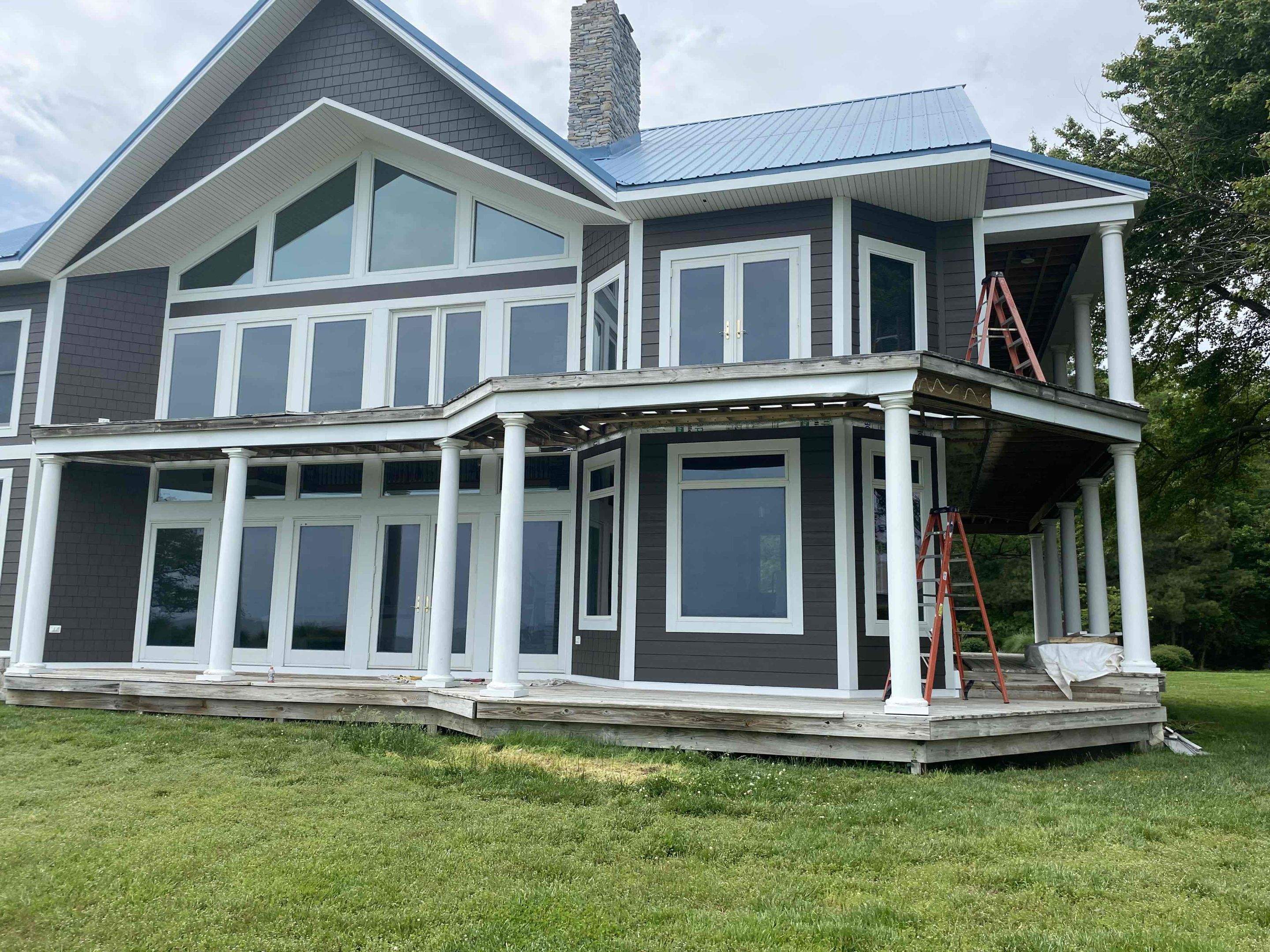 Siding Installation using JH Cedar Mill Plank by ExteriorPros
