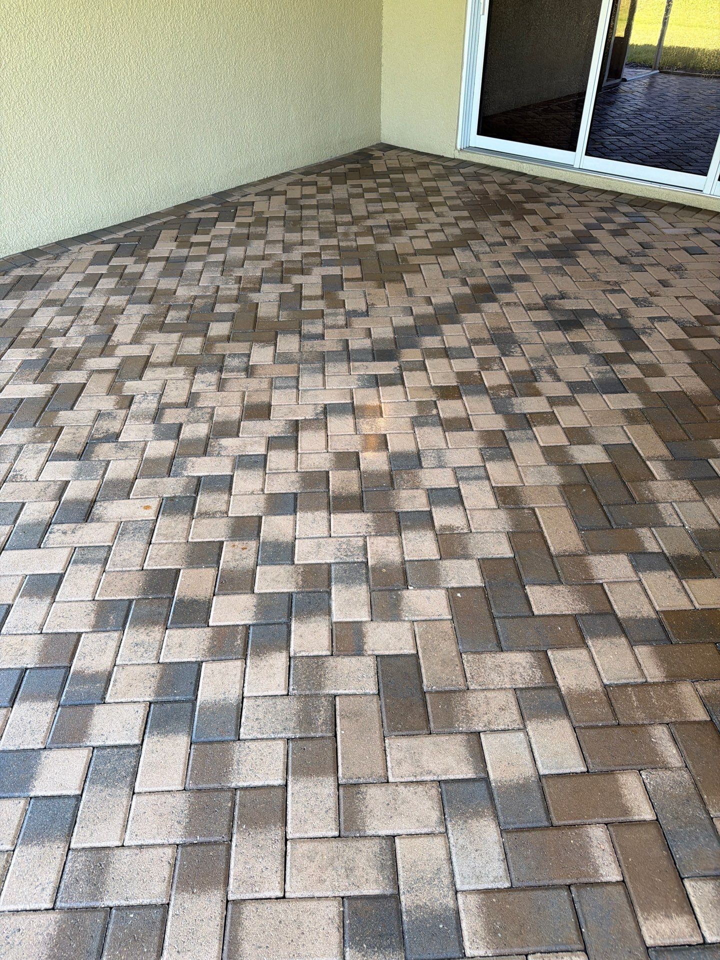 Full exterior surface restoration in Kingspoint Sun City Center by Supreme Paver Experts