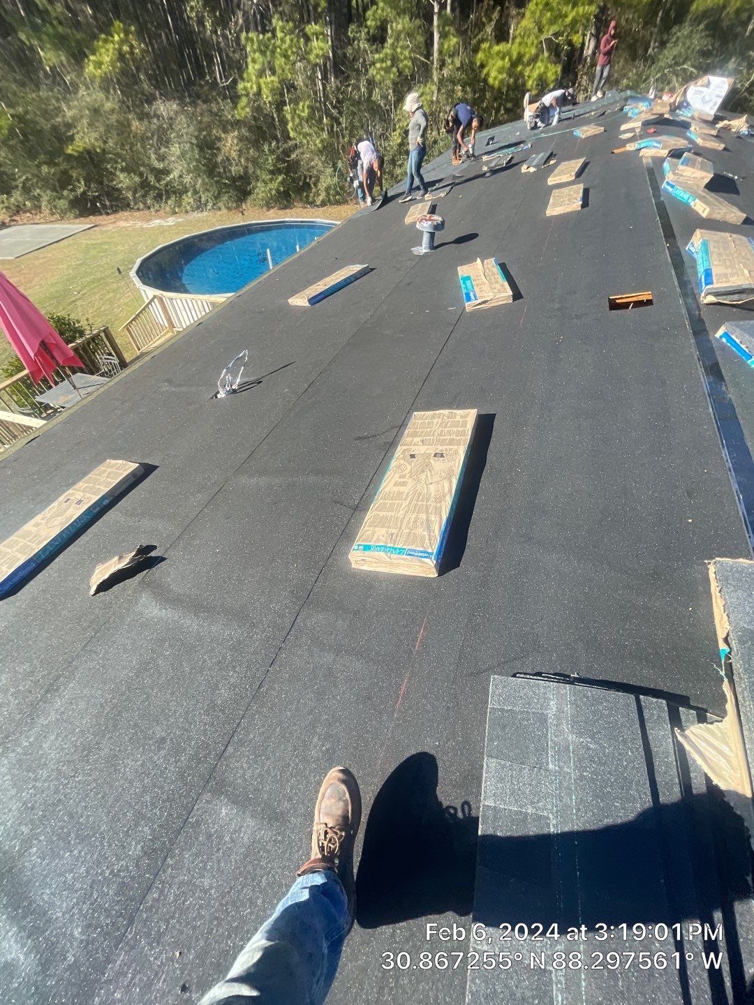 Roof replacement: 8455 Jack Williams Rd • Wilmer, AL 36587 by American Roofing & Construction LLC