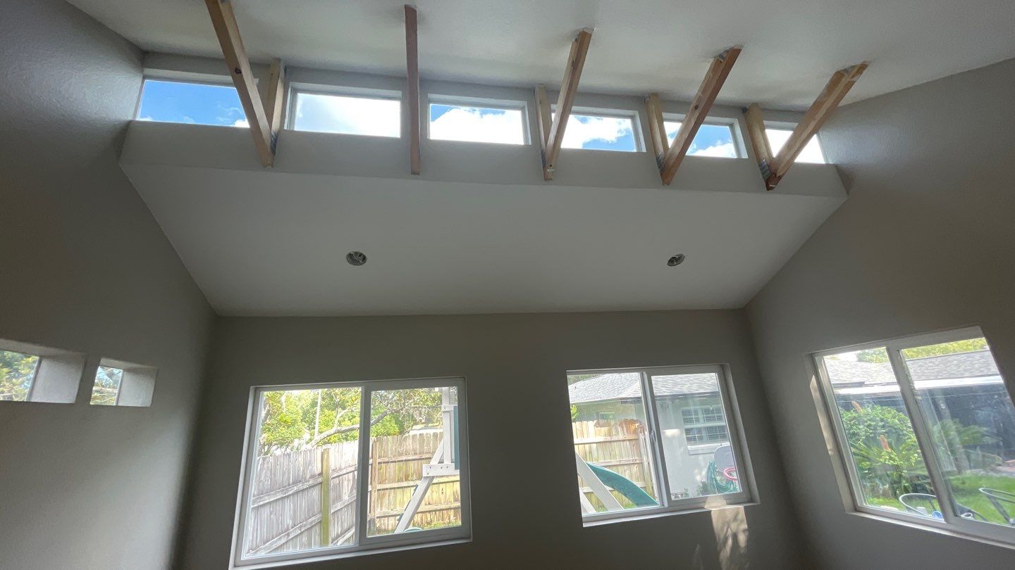 Outdoor Office Shed Interior Remodel in Longwood: From Drywall to Paint by HandyMangum