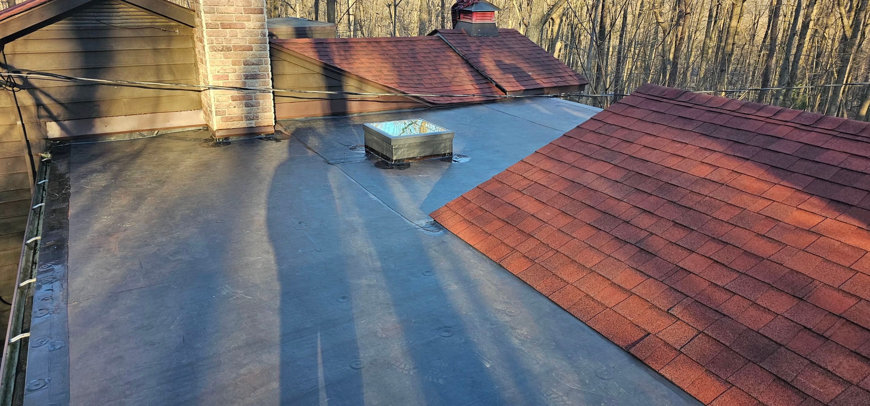 Flat Roof Replacement - EPDM by Winchester Roofing