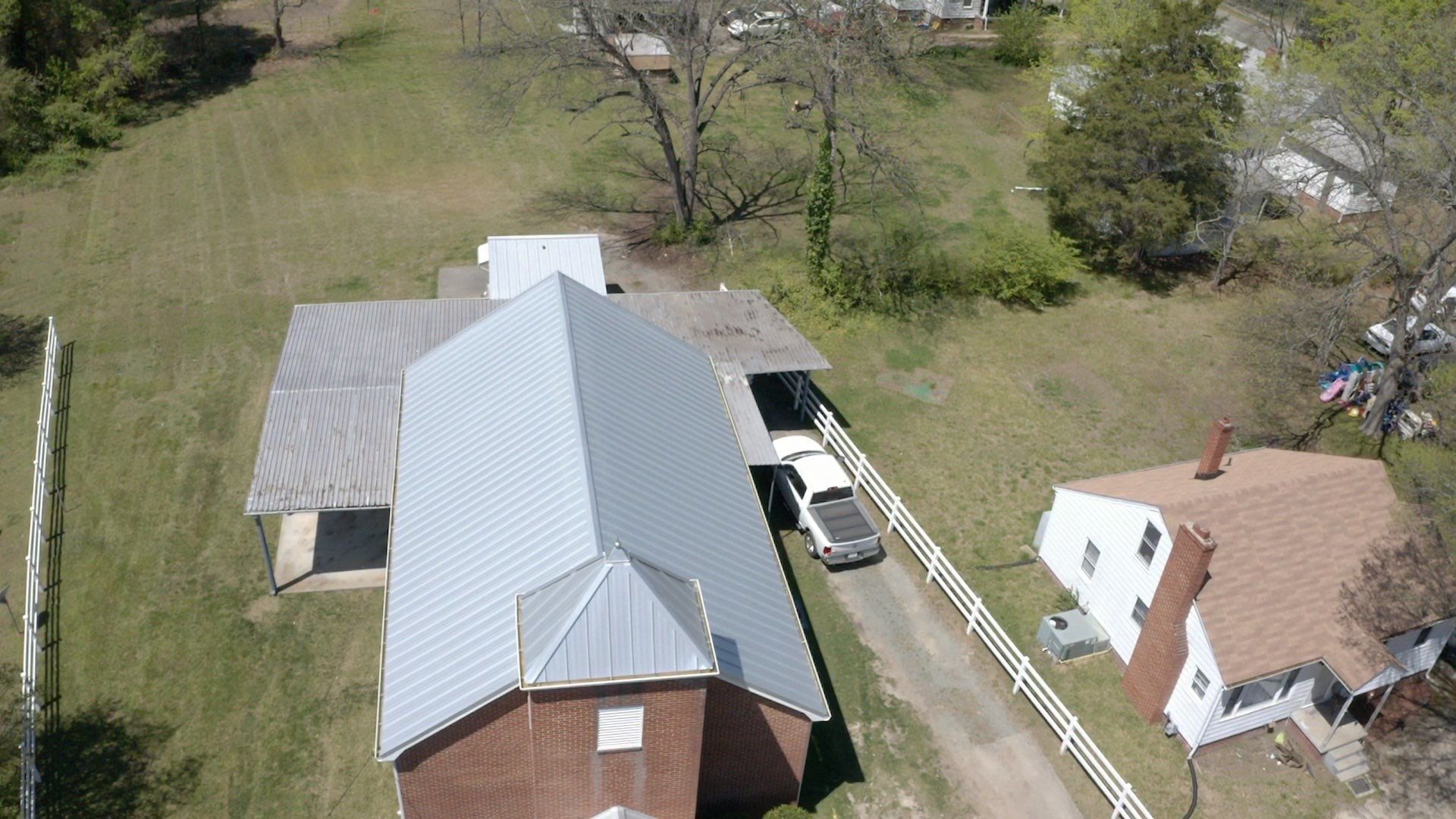 Primitive Baptist Church using Standing Seam Metal by Just In Time Roofing and Restoration