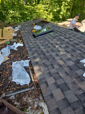 Residential Roof Replacement Featuring IKO Dynasty Shingles and Velux Skylights - Georgina