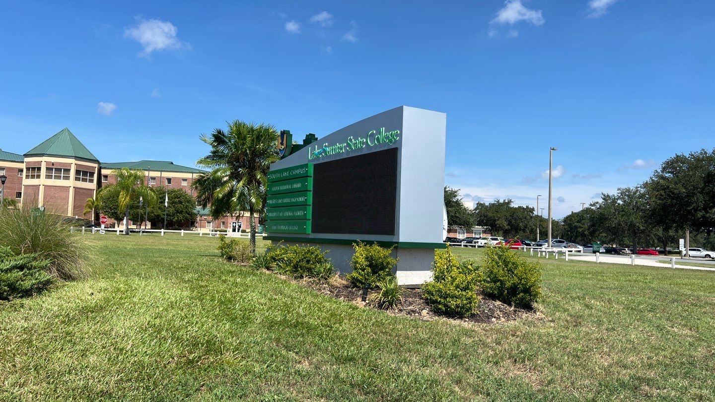 Monument Sign for LSSC Clermont by SignCrafters