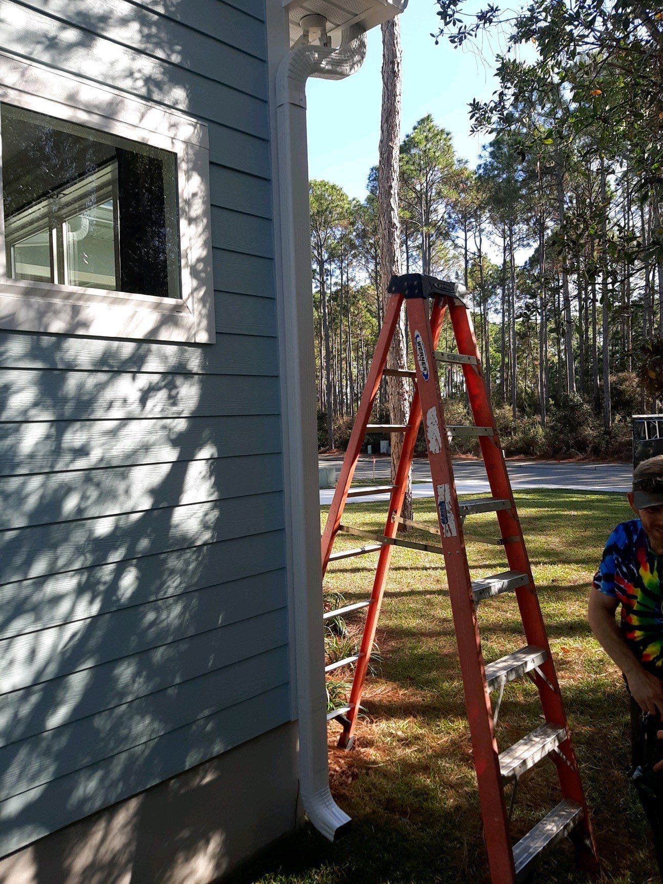 Gutter Installation using K-Style Seamless Gutters and Gutter Guards by Gutter Professors